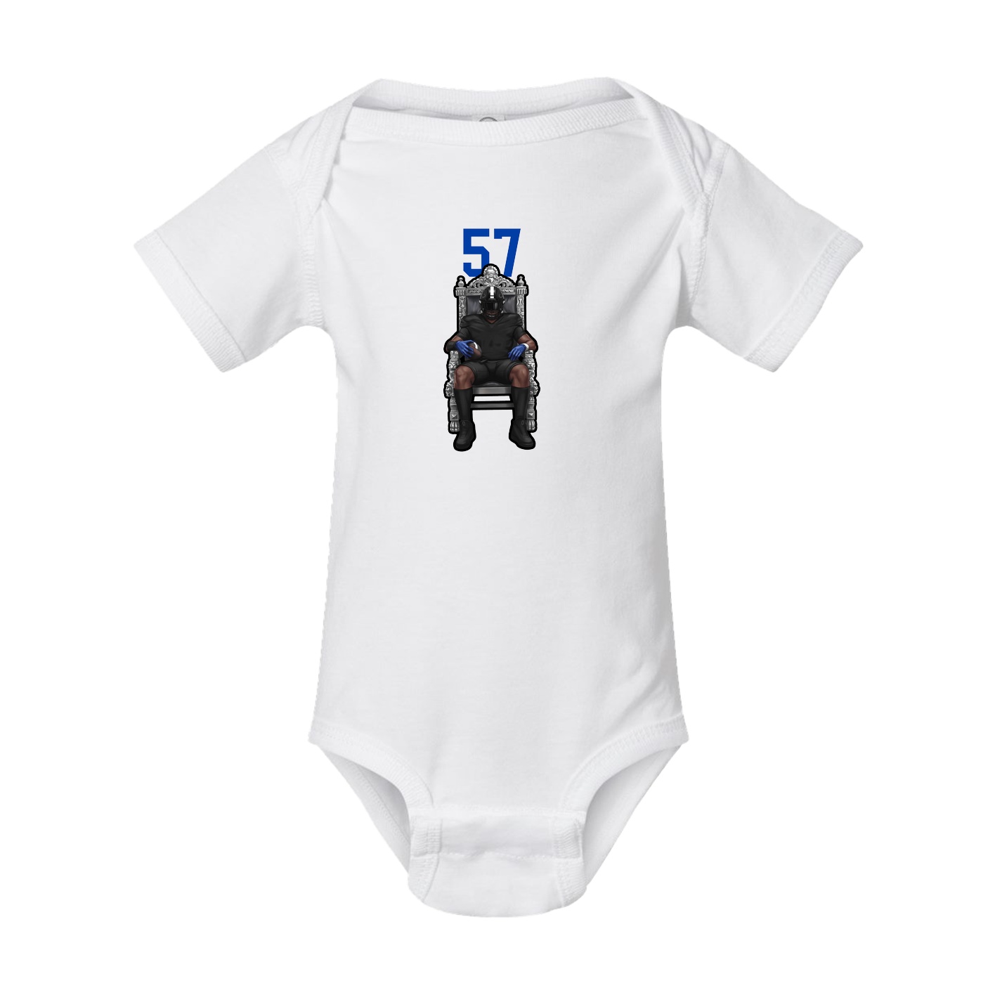 Baby Onesie — Number Top in White