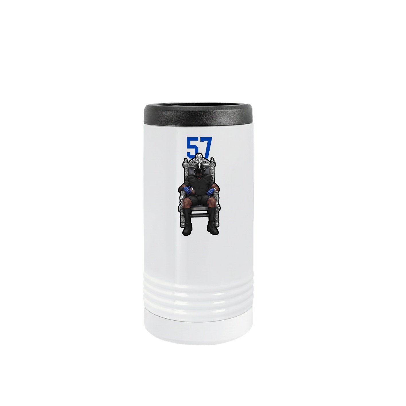 Slim Beverage Holder — Number Top in White