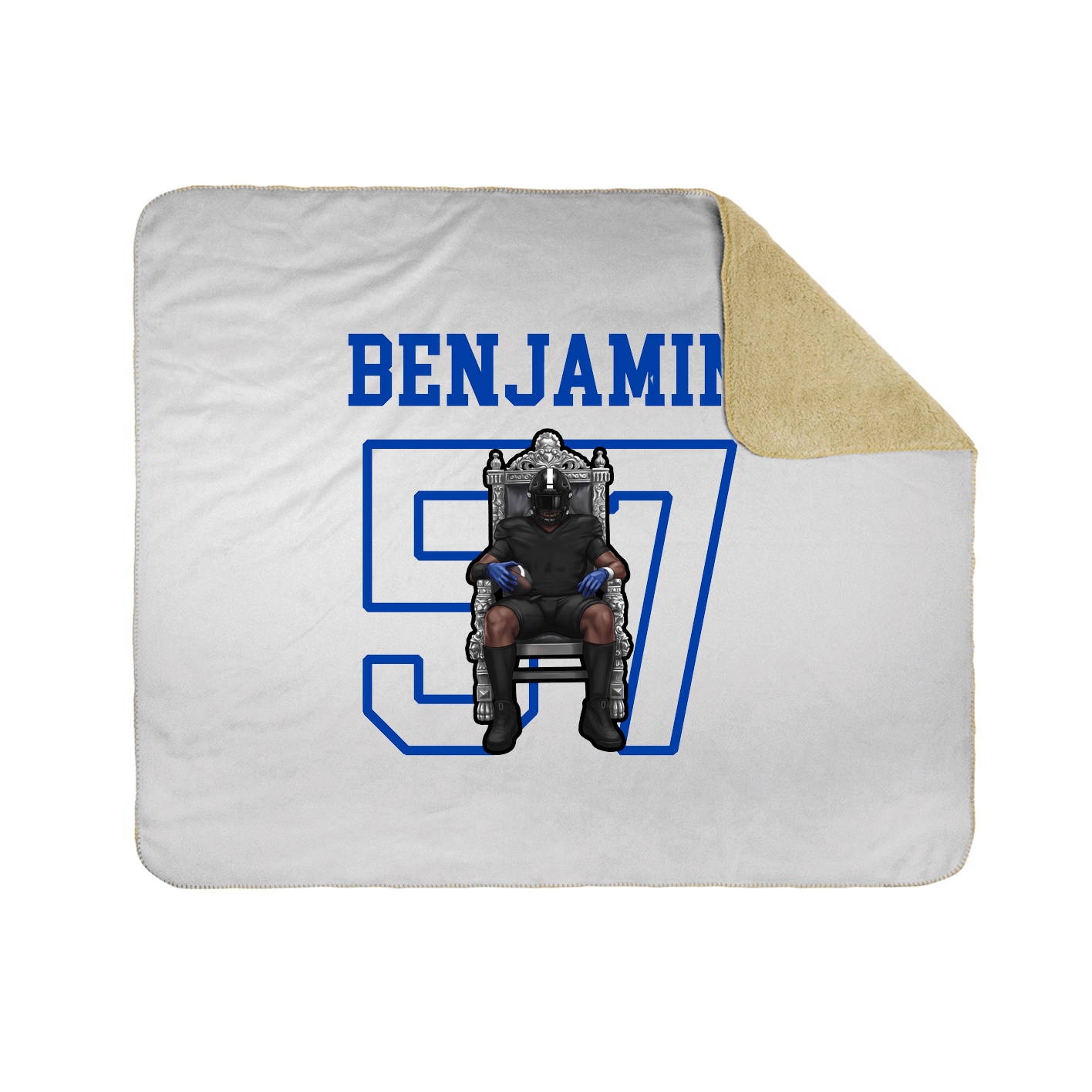 Throw Blanket — Shirsey in White