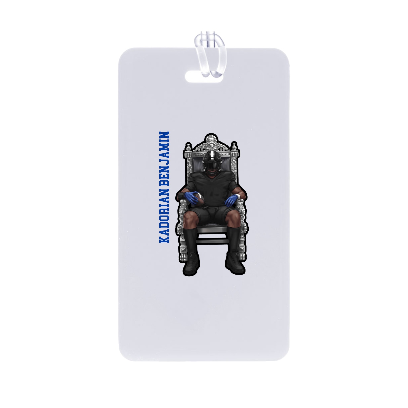 Bag Tag — Name Vertical in Classic