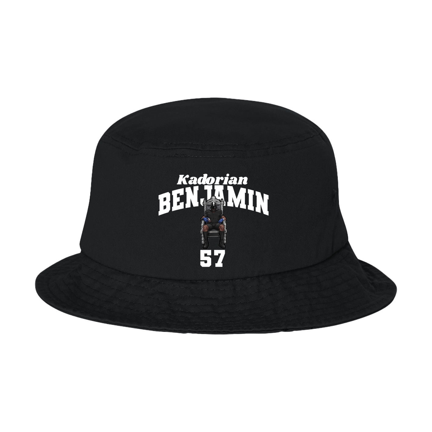 Bucket Cap — Signature Arch in Black
