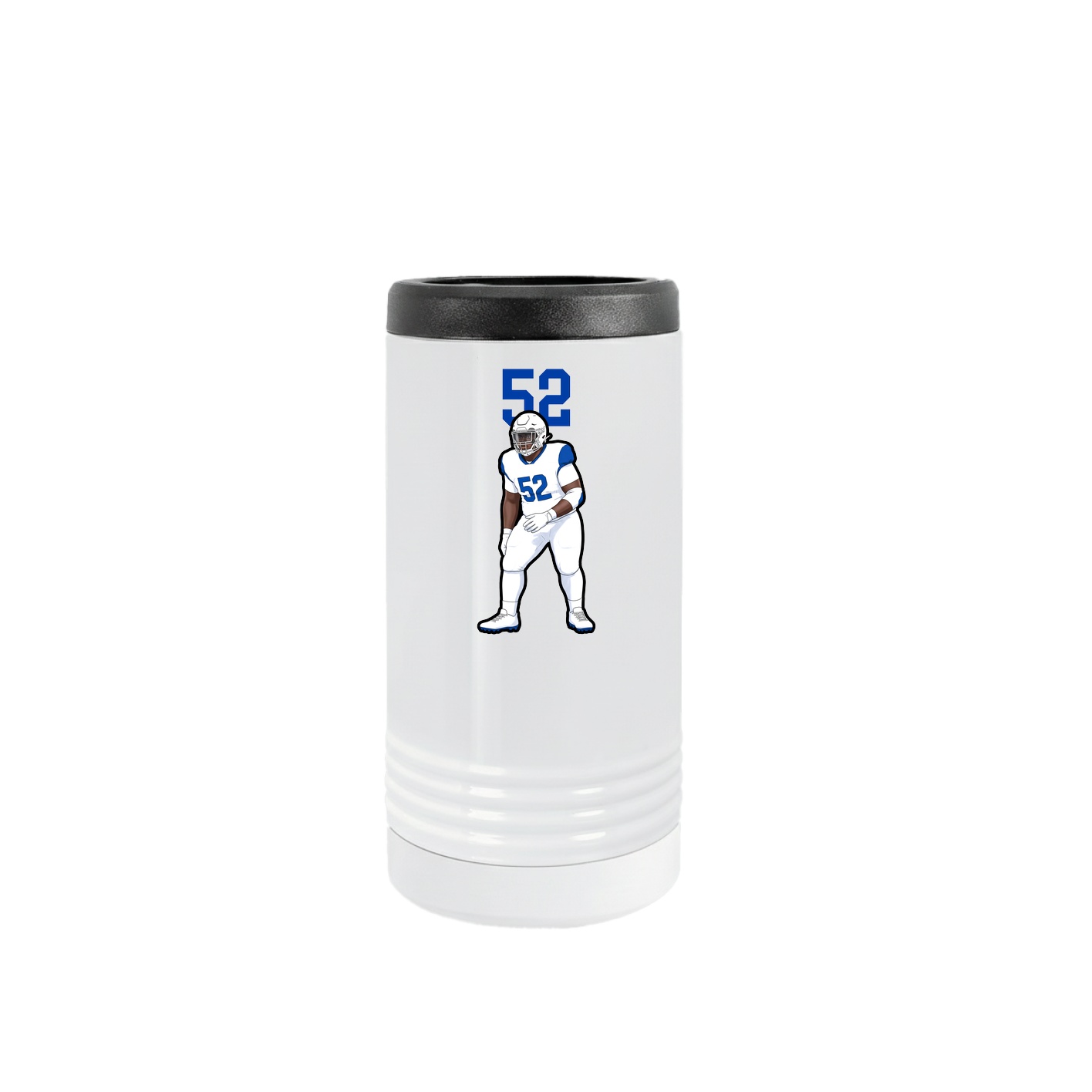 Slim Beverage Holder — Number Top in White