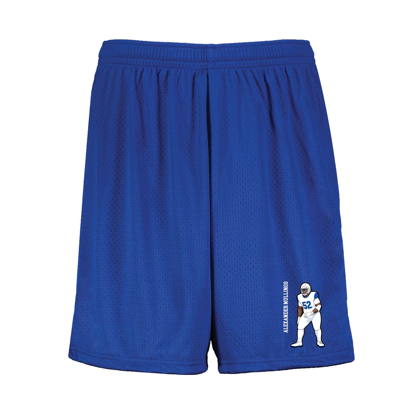 Shorts — Name Vertical in Royal