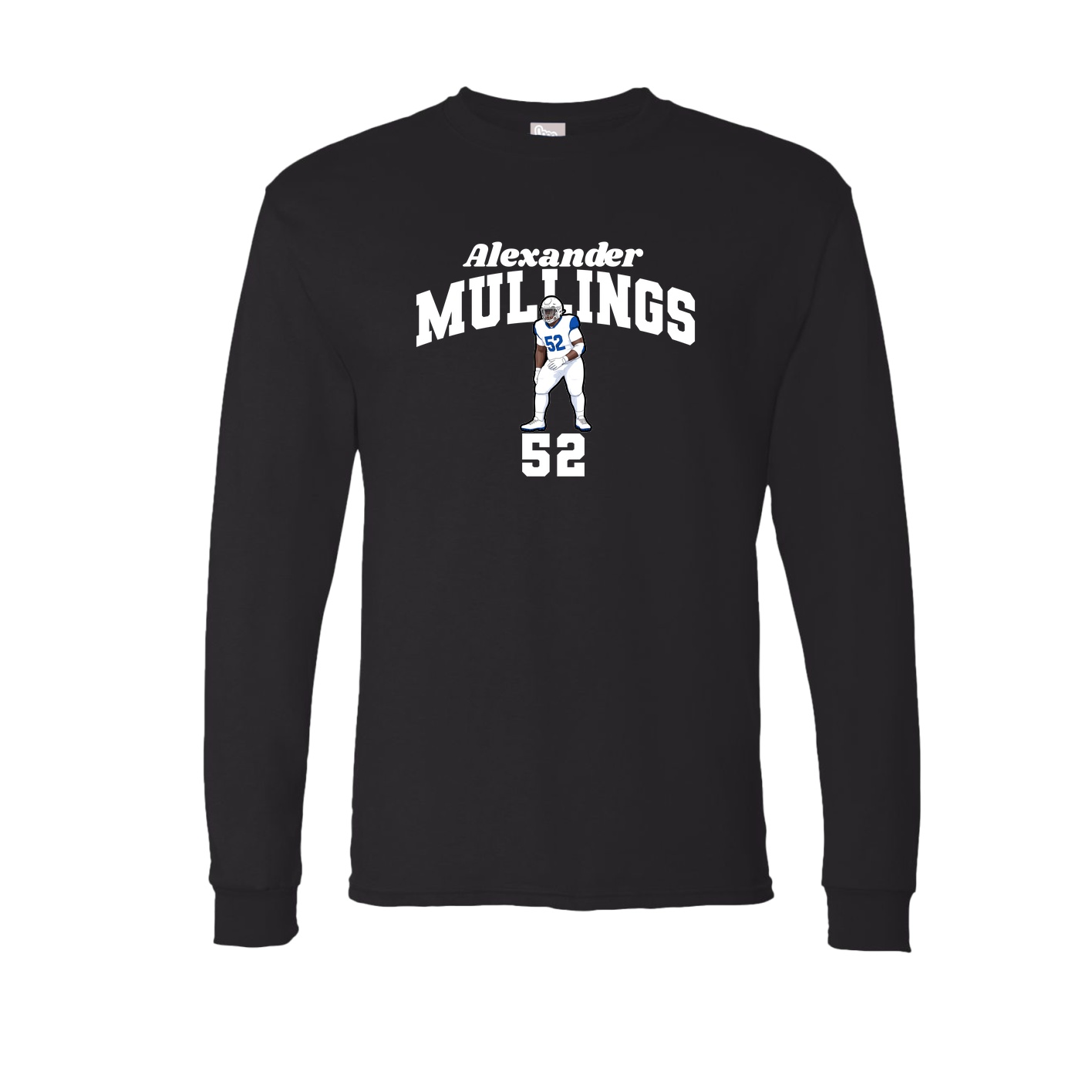 Long Sleeve Tee — Signature Arch in Black