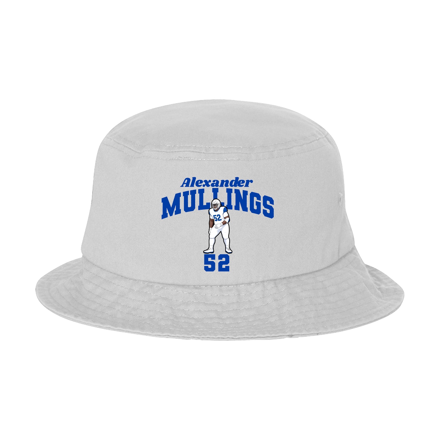 Bucket Cap — Signature Arch in White