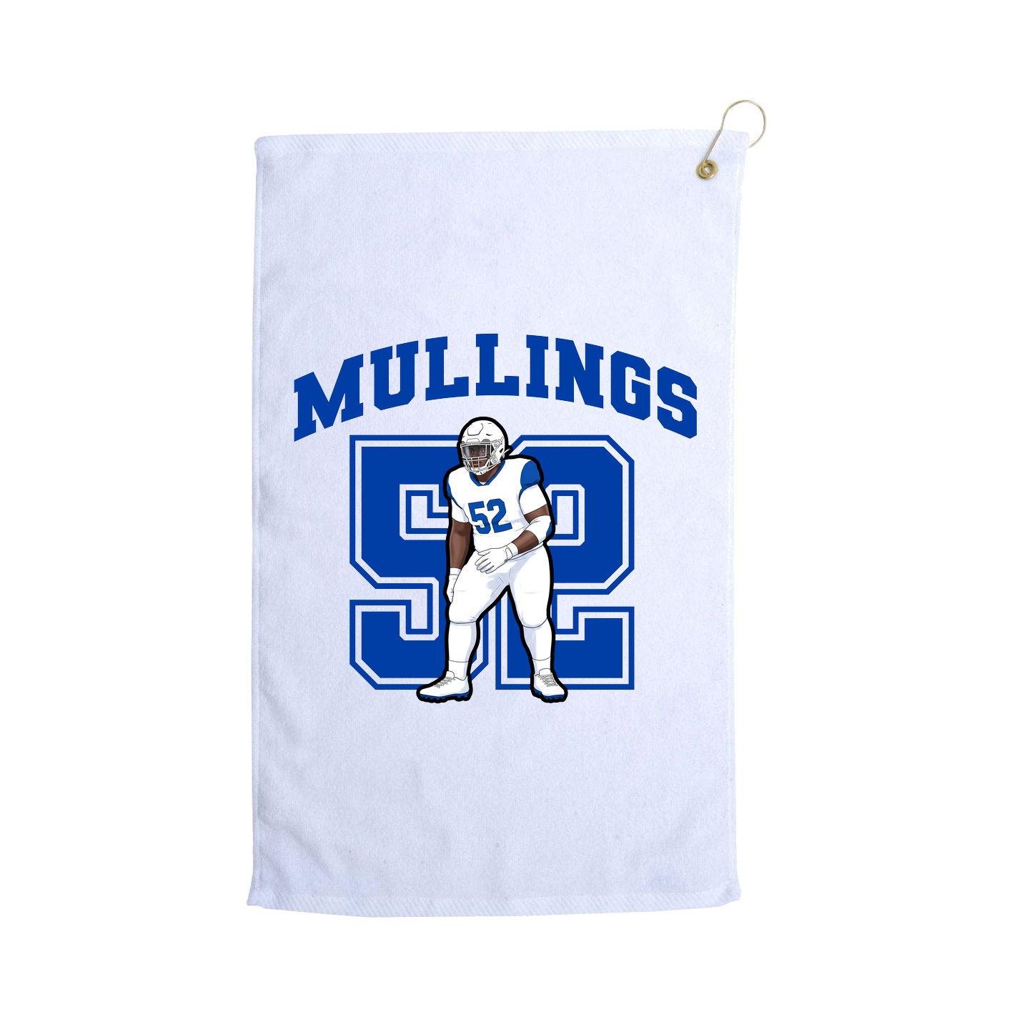 Golf Towel — Number in White