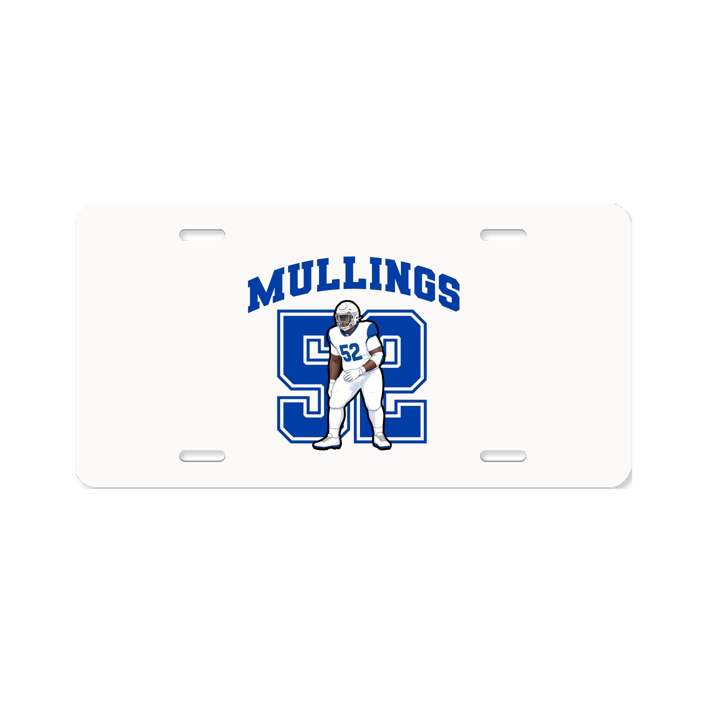 License Plate — Number in Classic