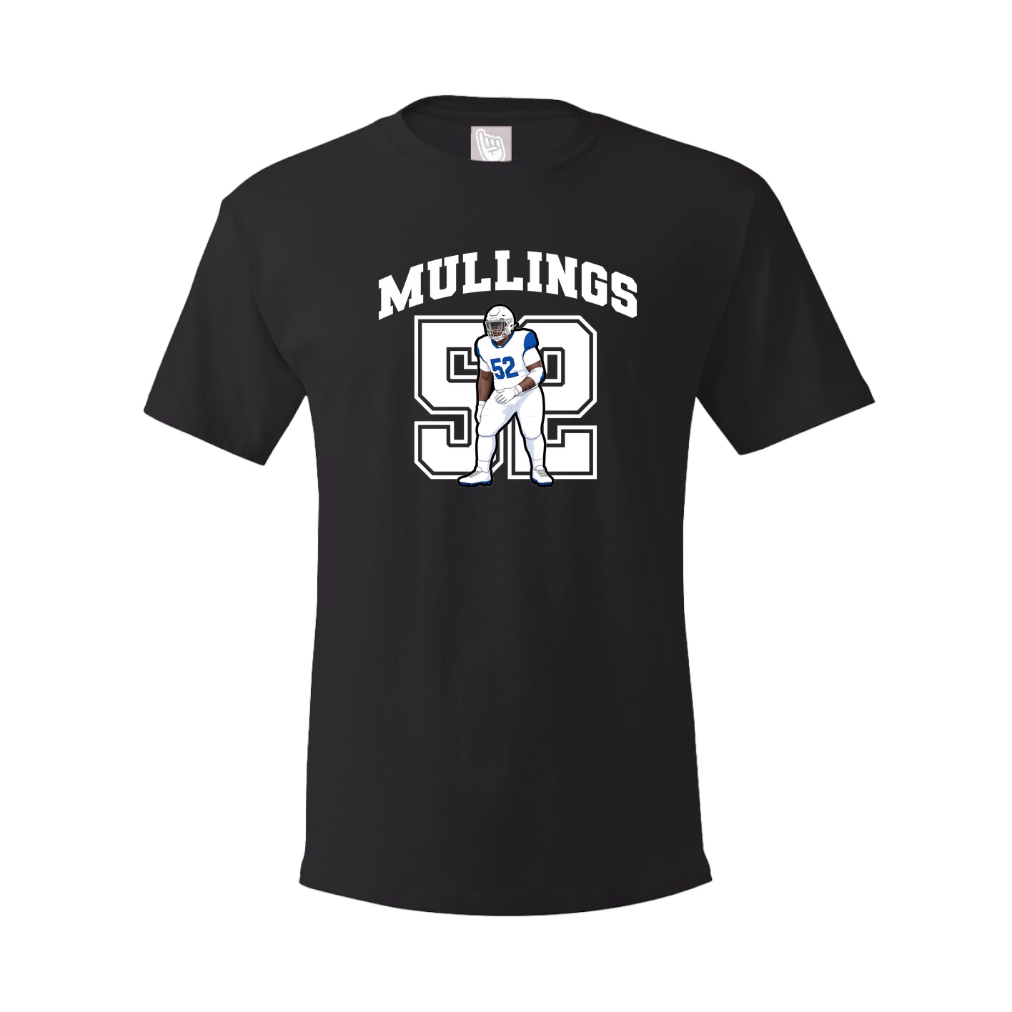 Youth Tee — Number in Black