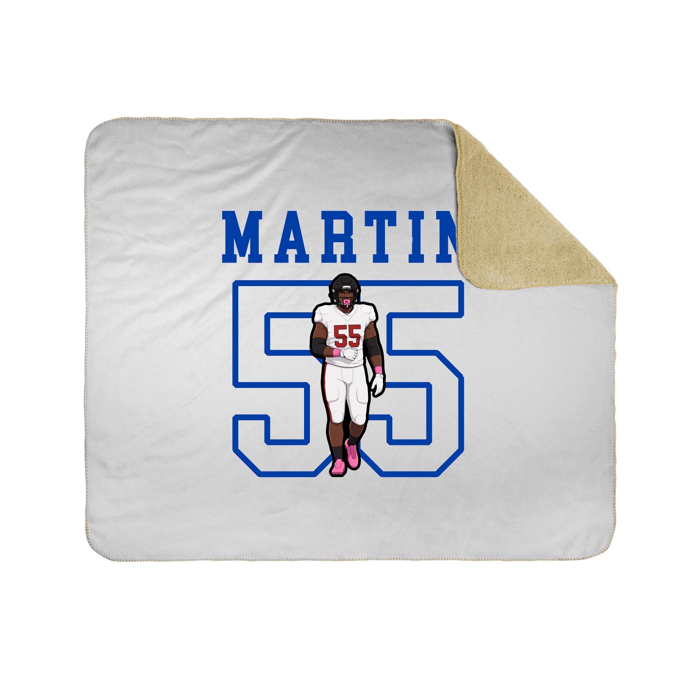 Throw Blanket — Shirsey in White