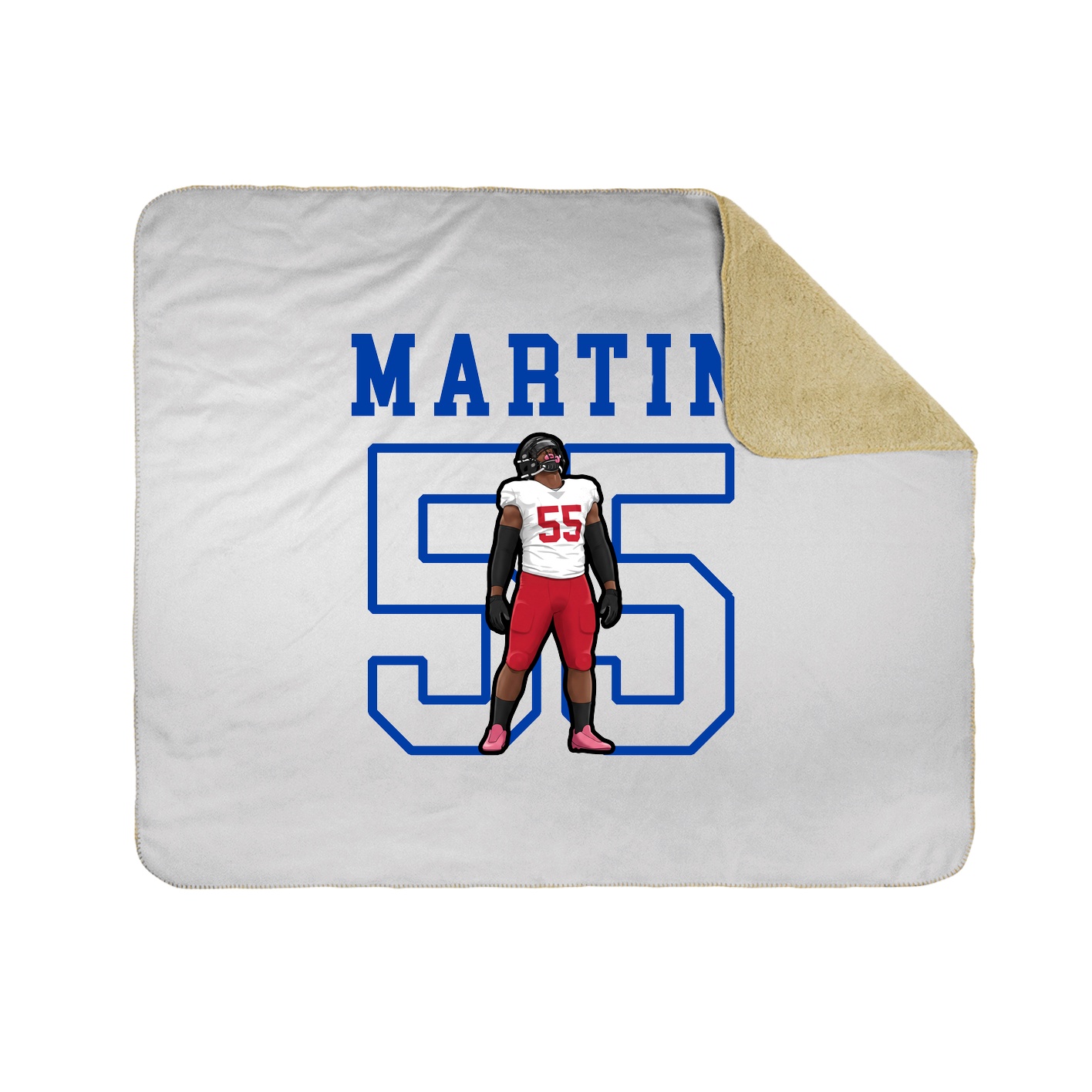 Throw Blanket — Shirsey in White