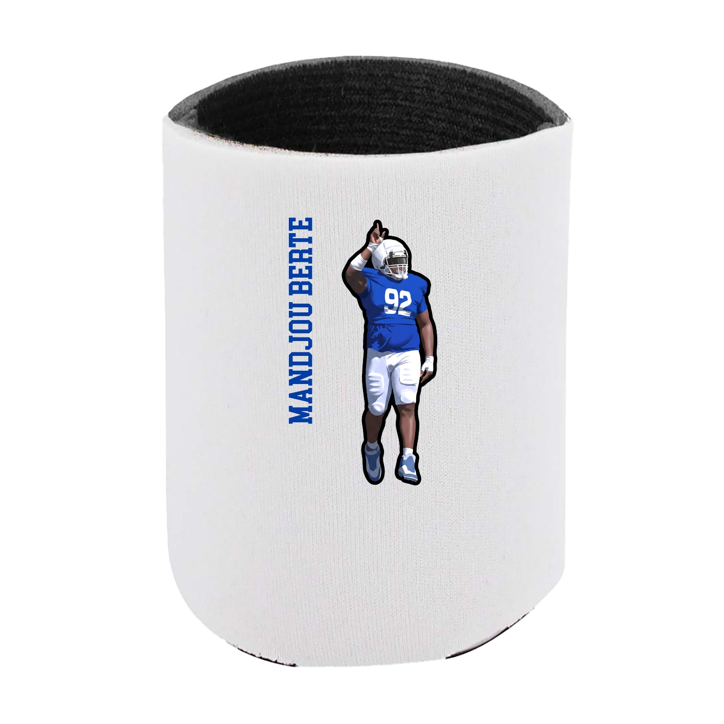 Can Holder — Name Vertical in White