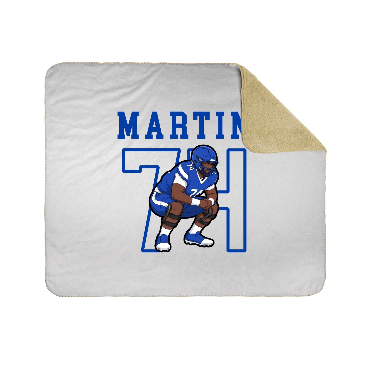 Throw Blanket — Shirsey in White