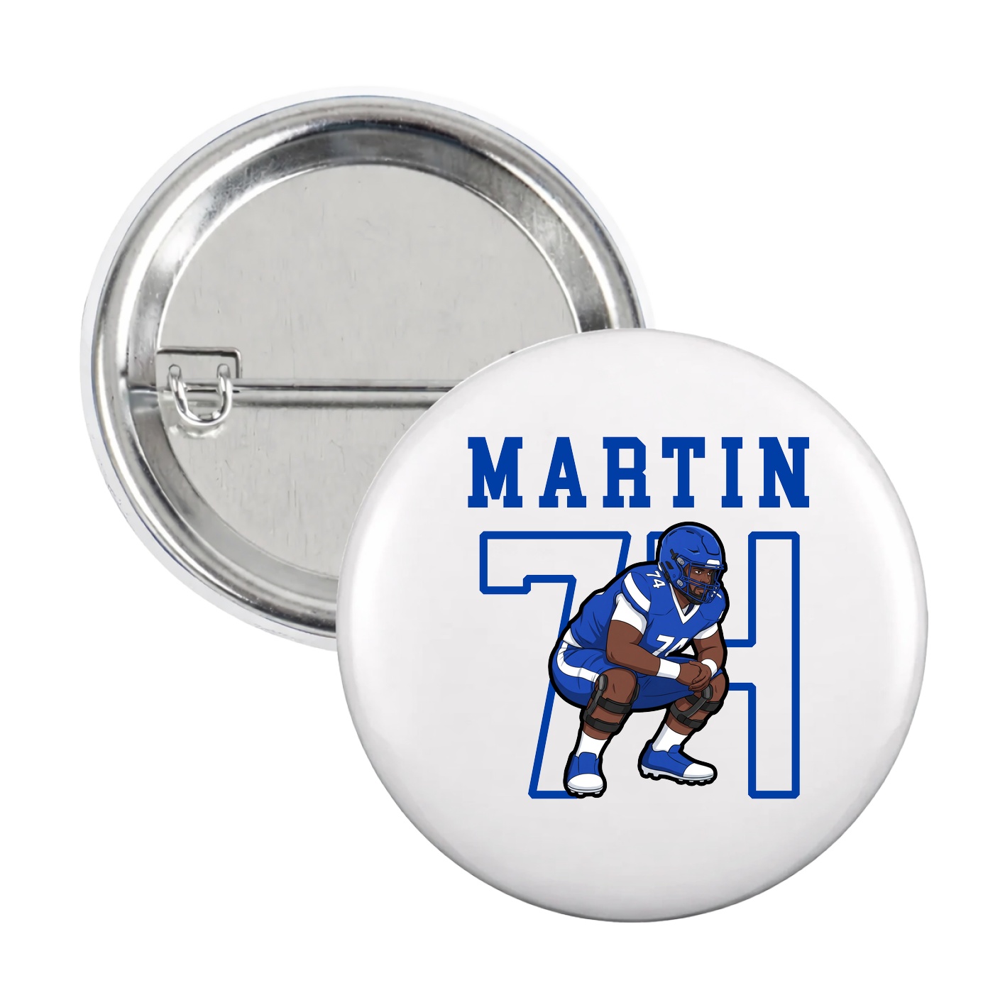 Game Day Button — Shirsey in White