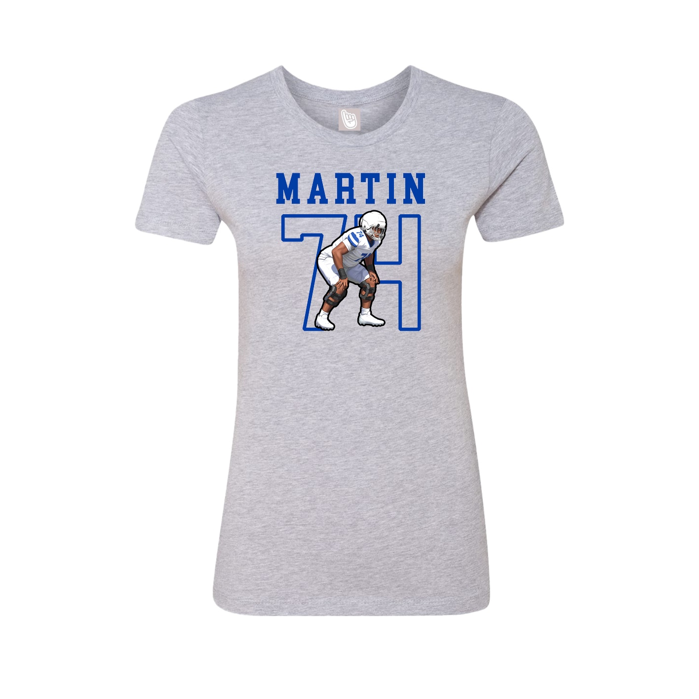 Fitted Women's Tee — Shirsey in Grey