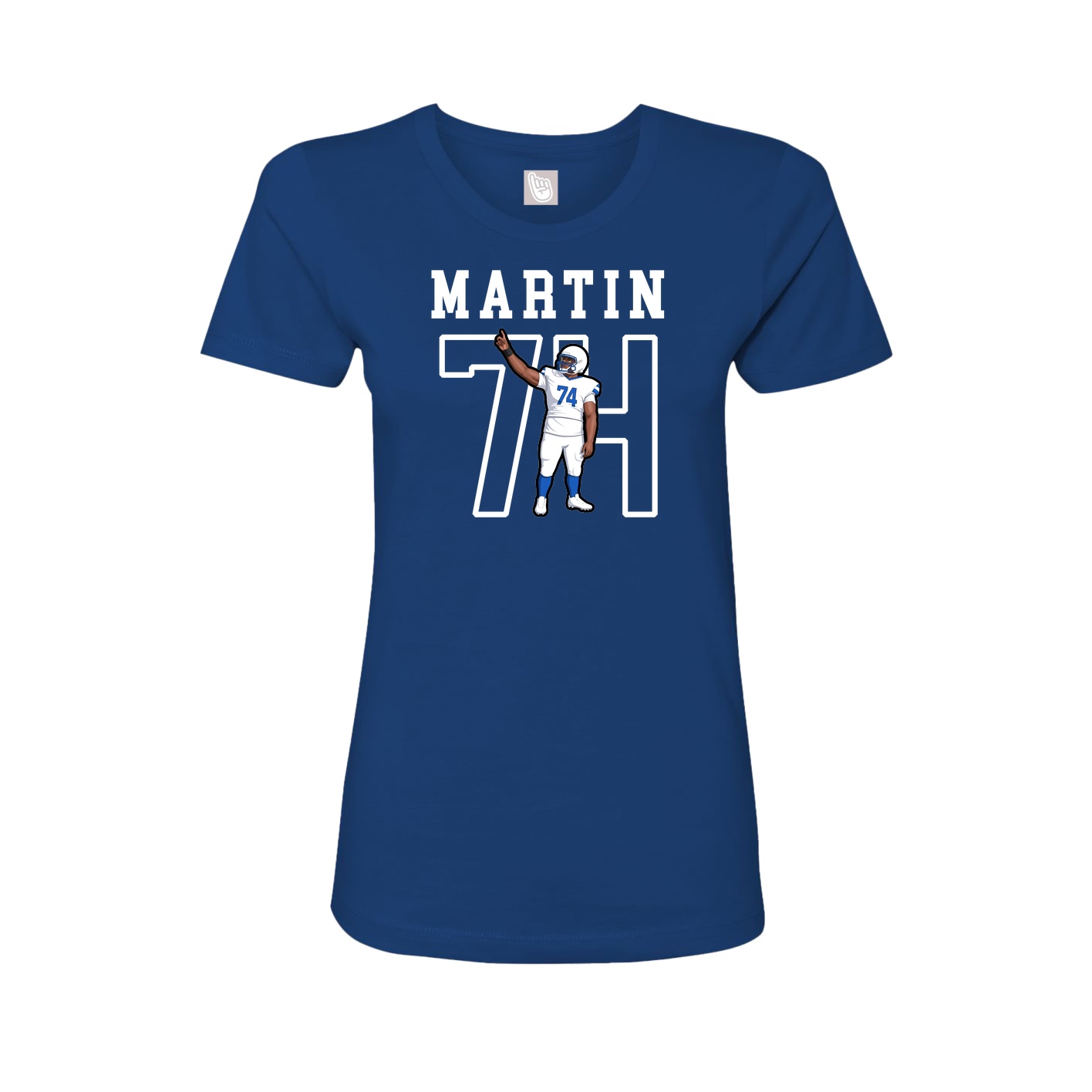 Fitted Women's Tee — Shirsey in Royal