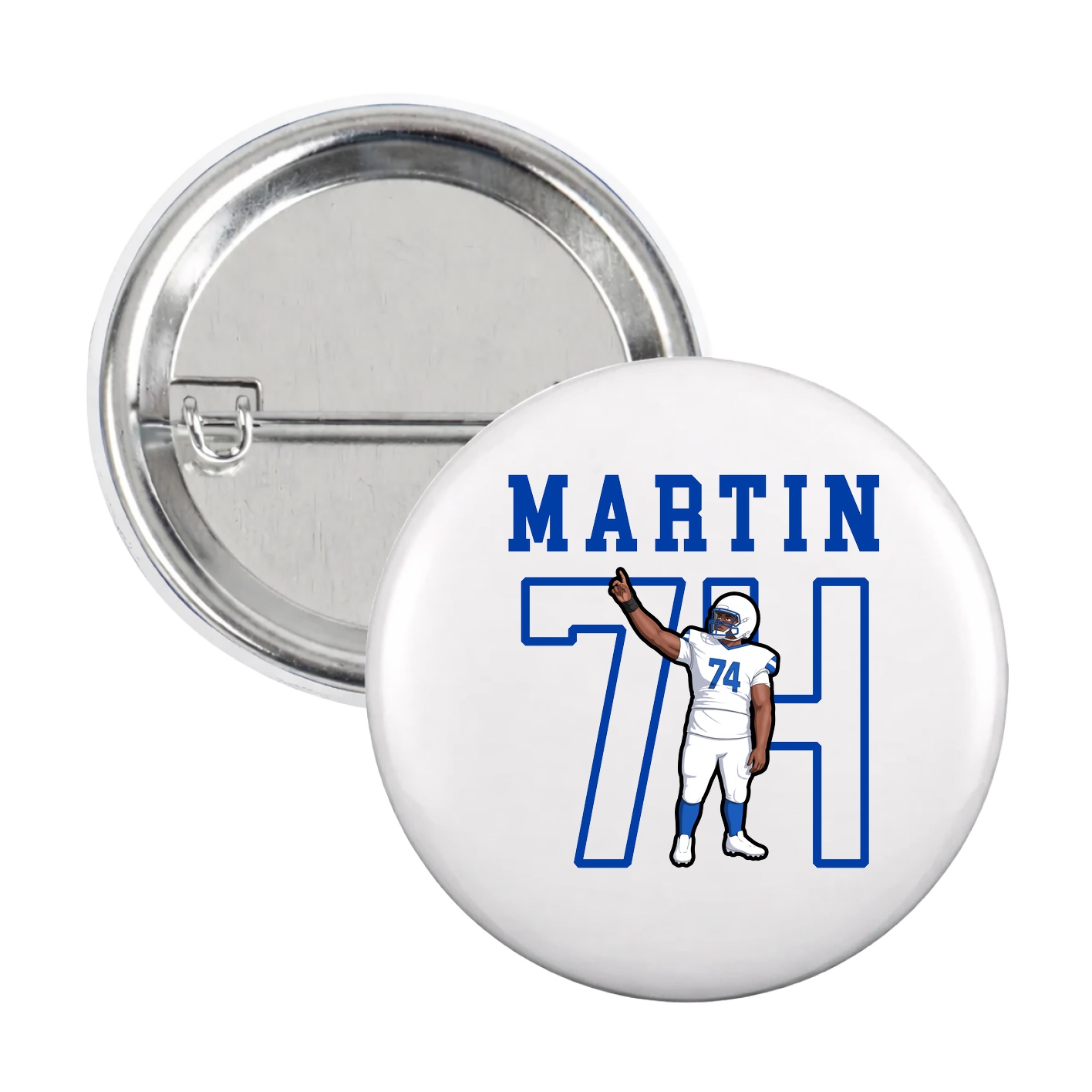 Game Day Button — Shirsey in White