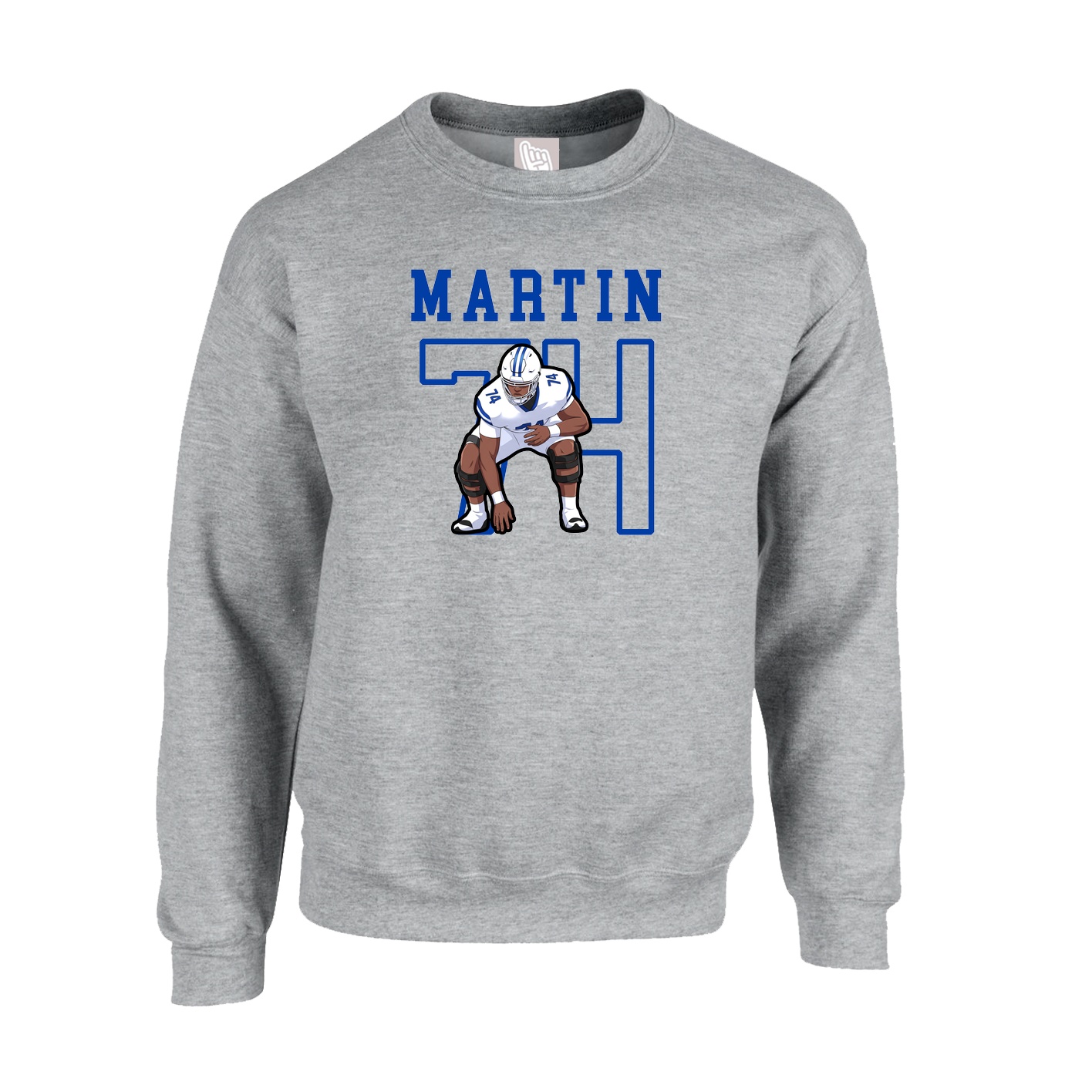Fleece Crew — Shirsey in Grey