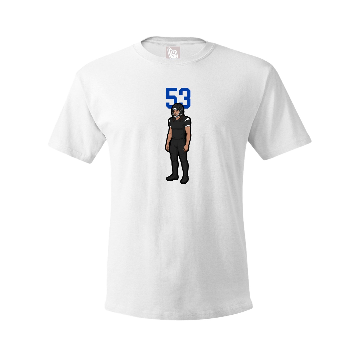Tee — Number Top in White