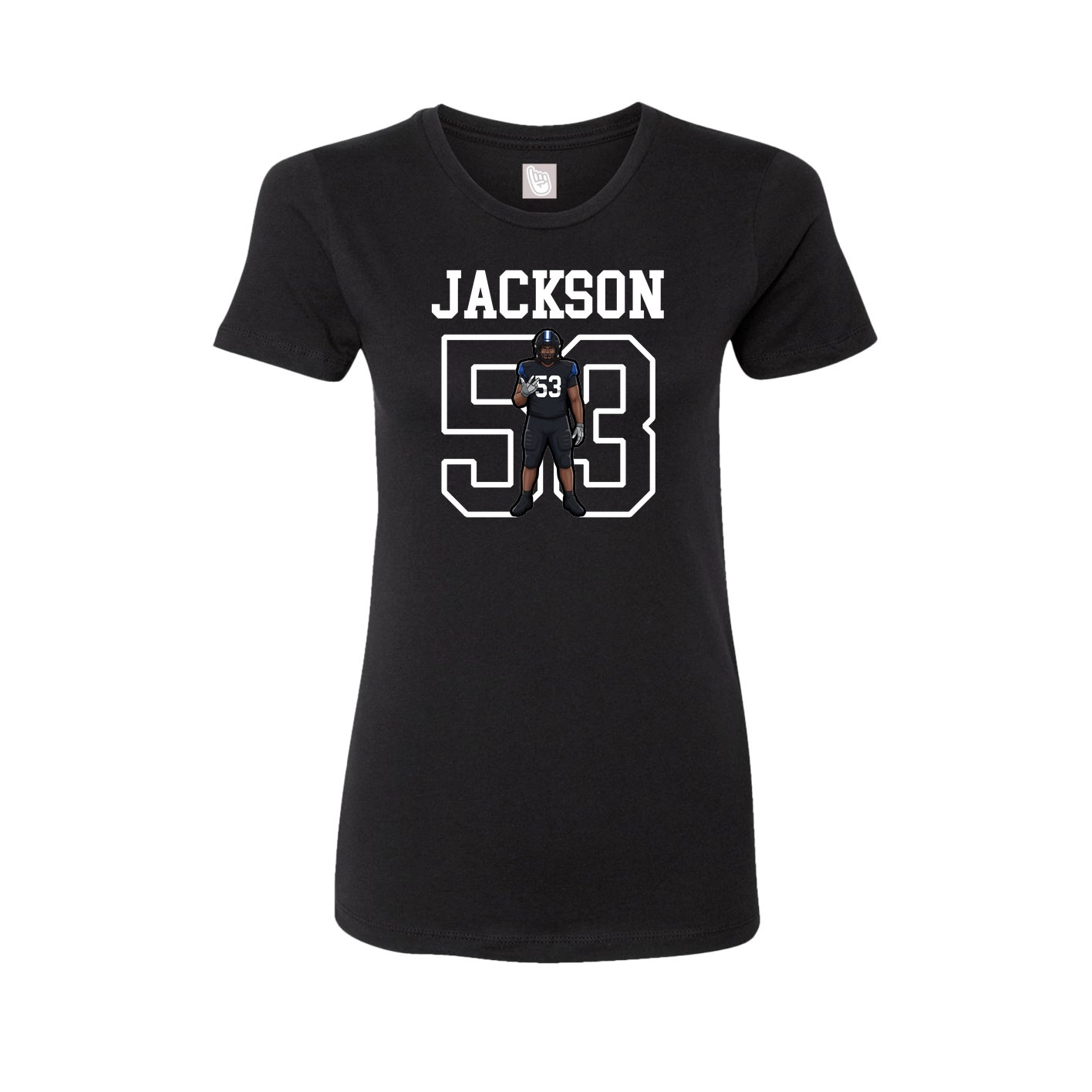 Fitted Women's Tee — Shirsey in Black