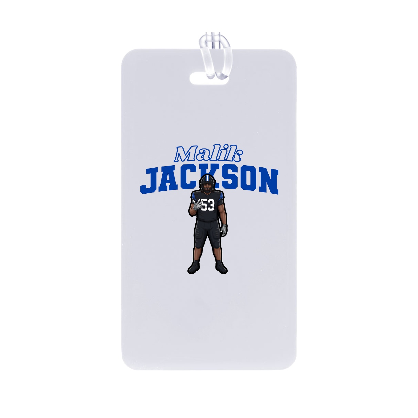 Bag Tag — Name Arch in Classic