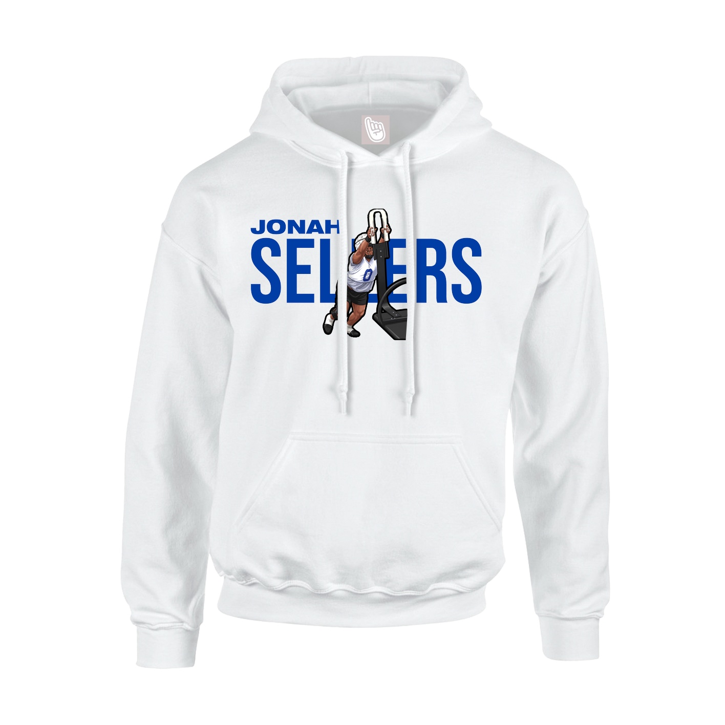 Hoodie — Player Name in White