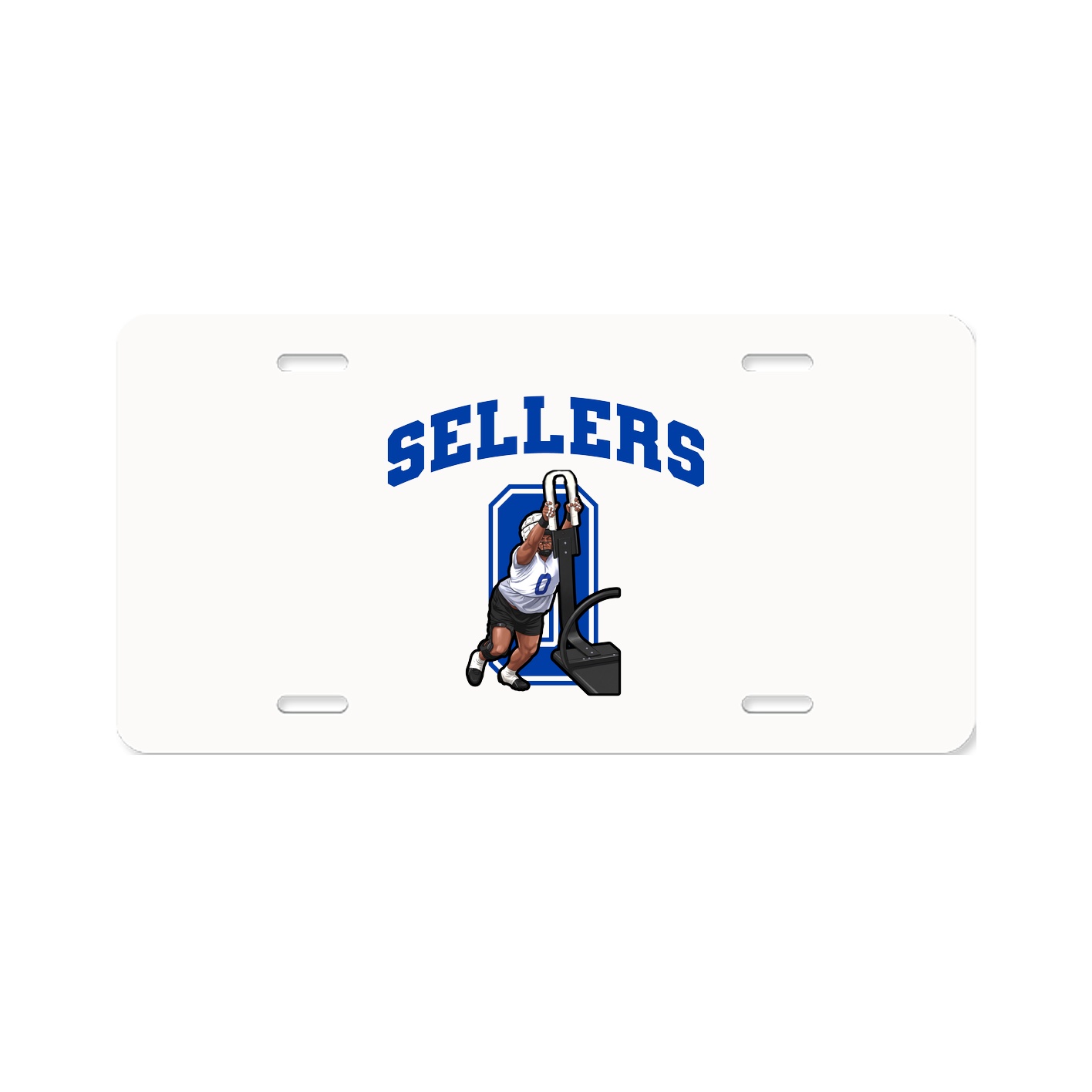 License Plate — Number in Classic