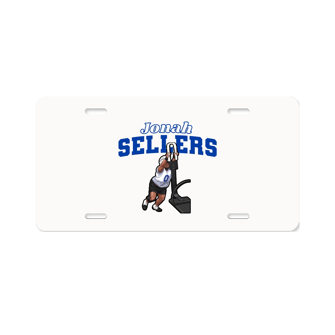 License Plate — Name Arch in Classic