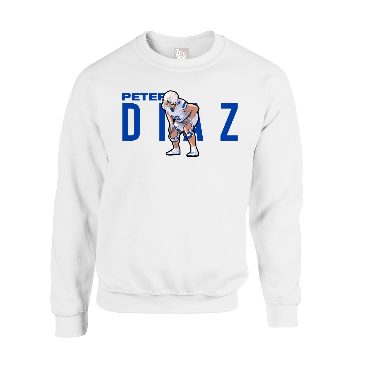 Fleece Crew — Player Name in White