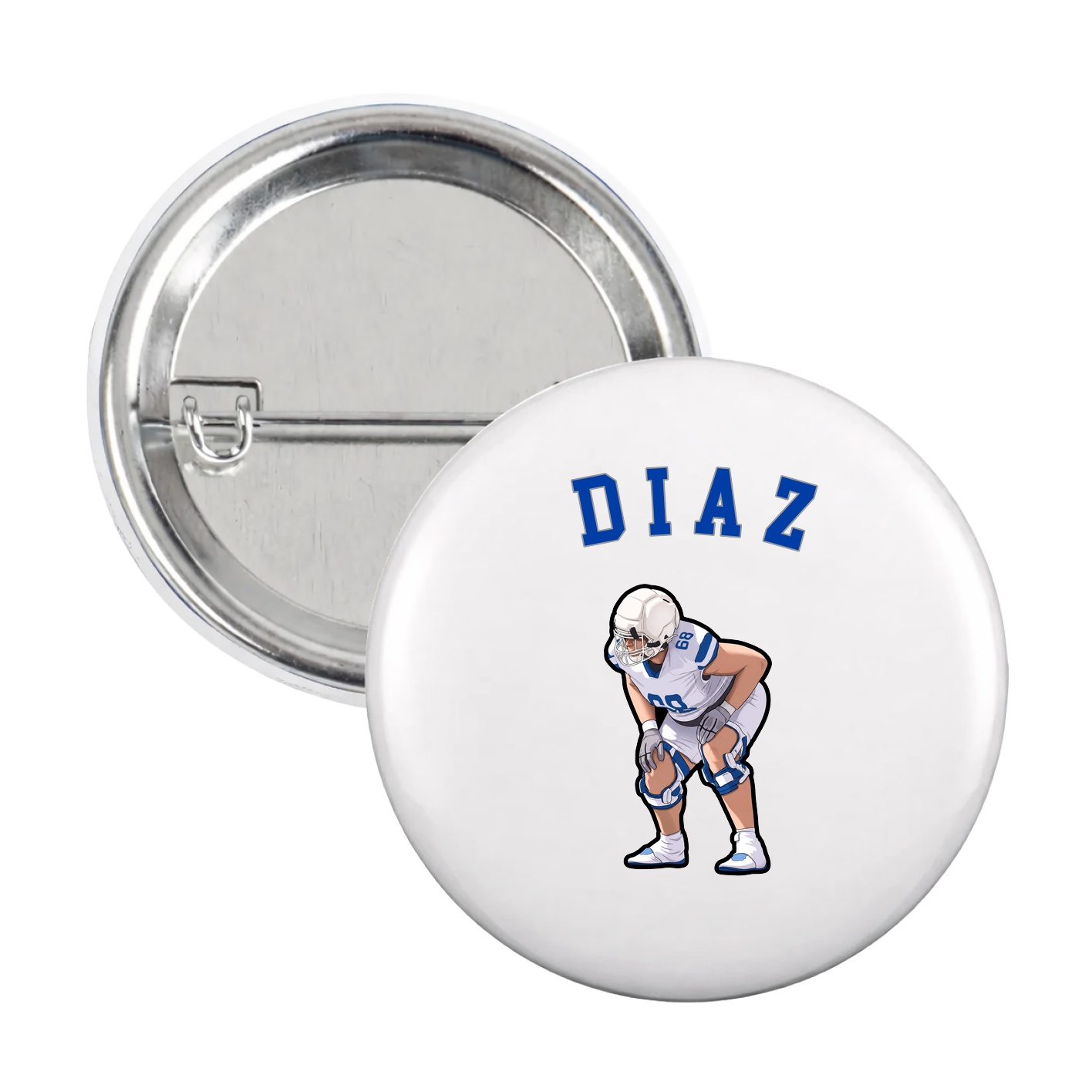 Game Day Button — Shirsey Arch in White
