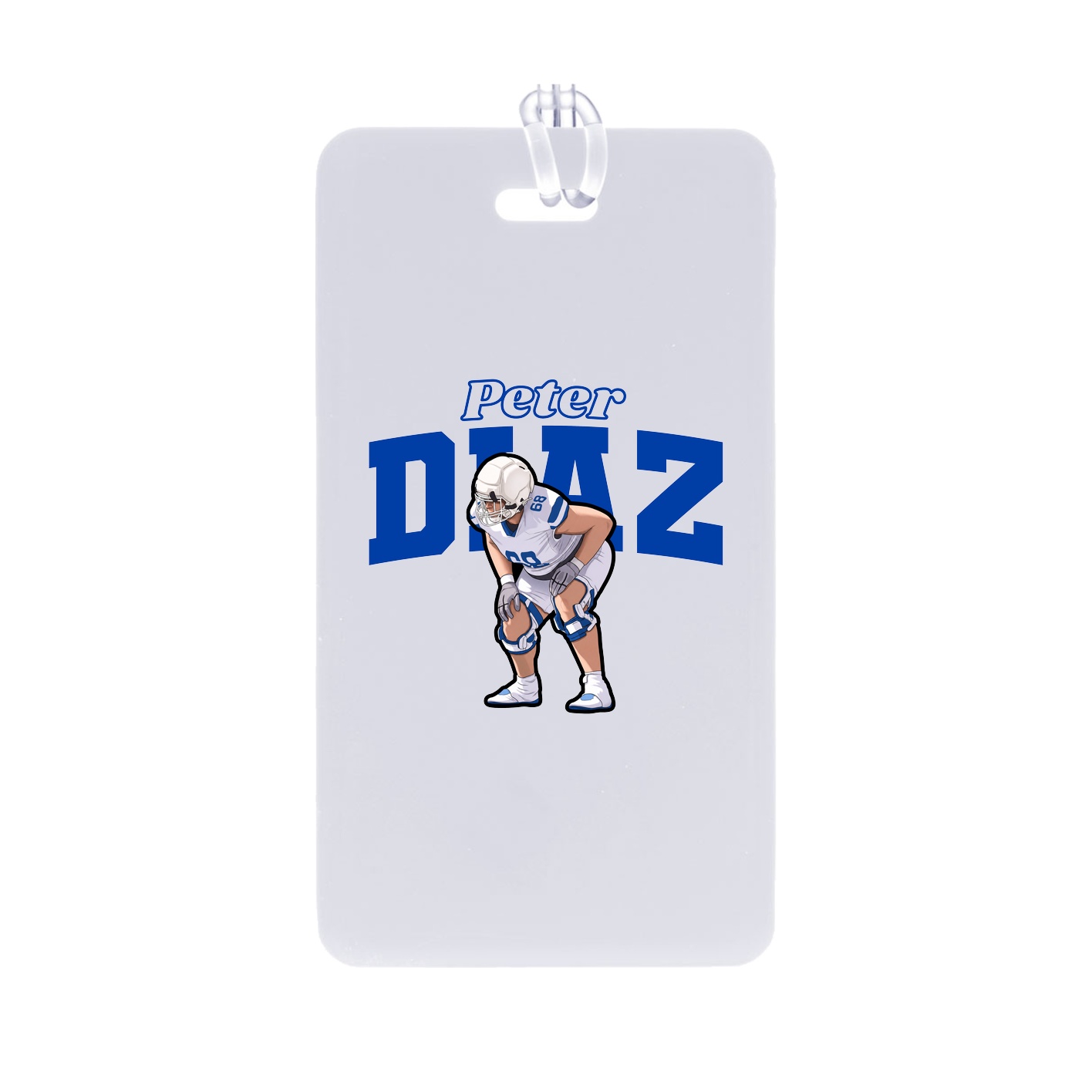 Bag Tag — Name Arch in Classic