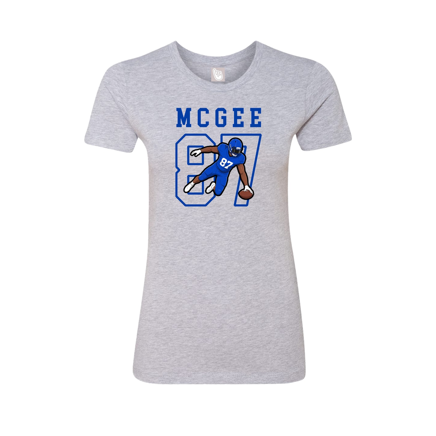 Fitted Women's Tee — Shirsey in Grey