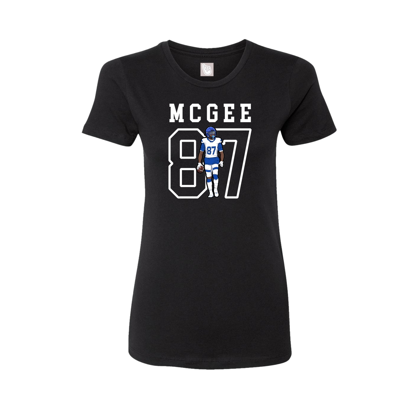 Fitted Women's Tee — Shirsey in Black