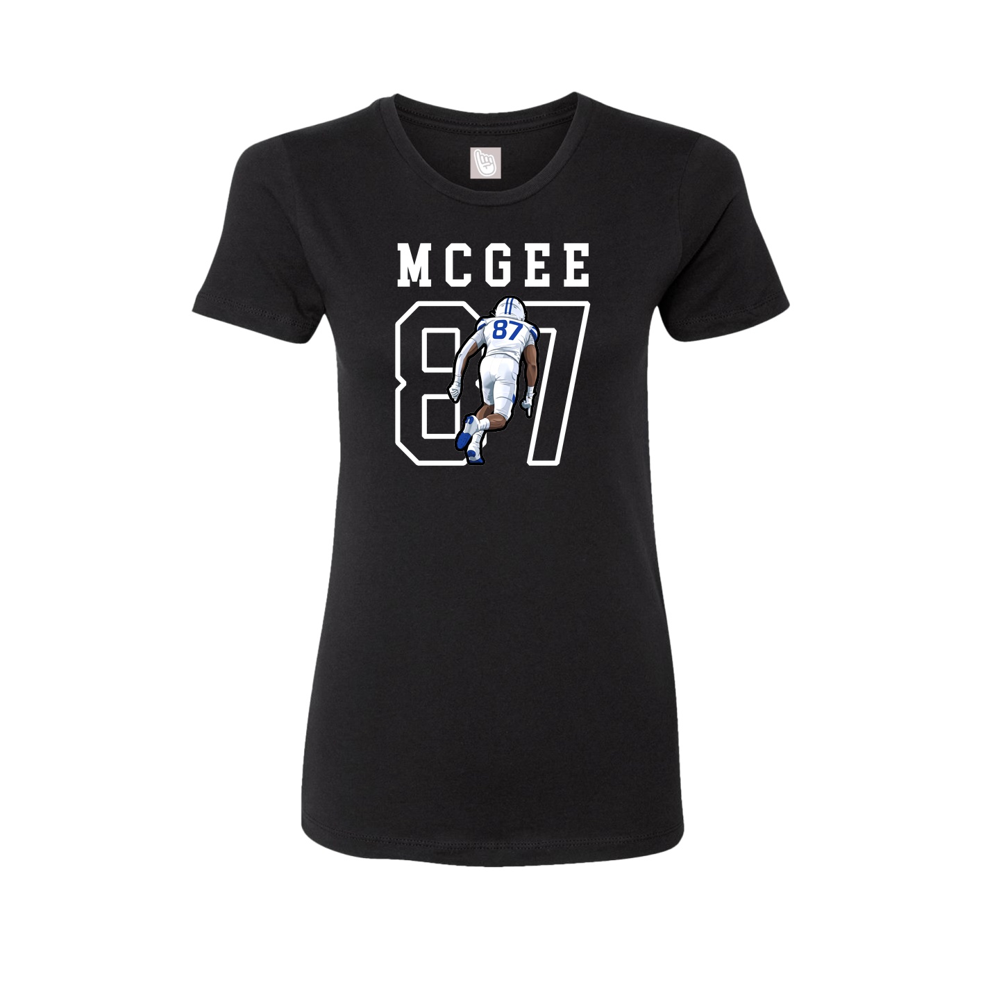 Fitted Women's Tee — Shirsey in Black