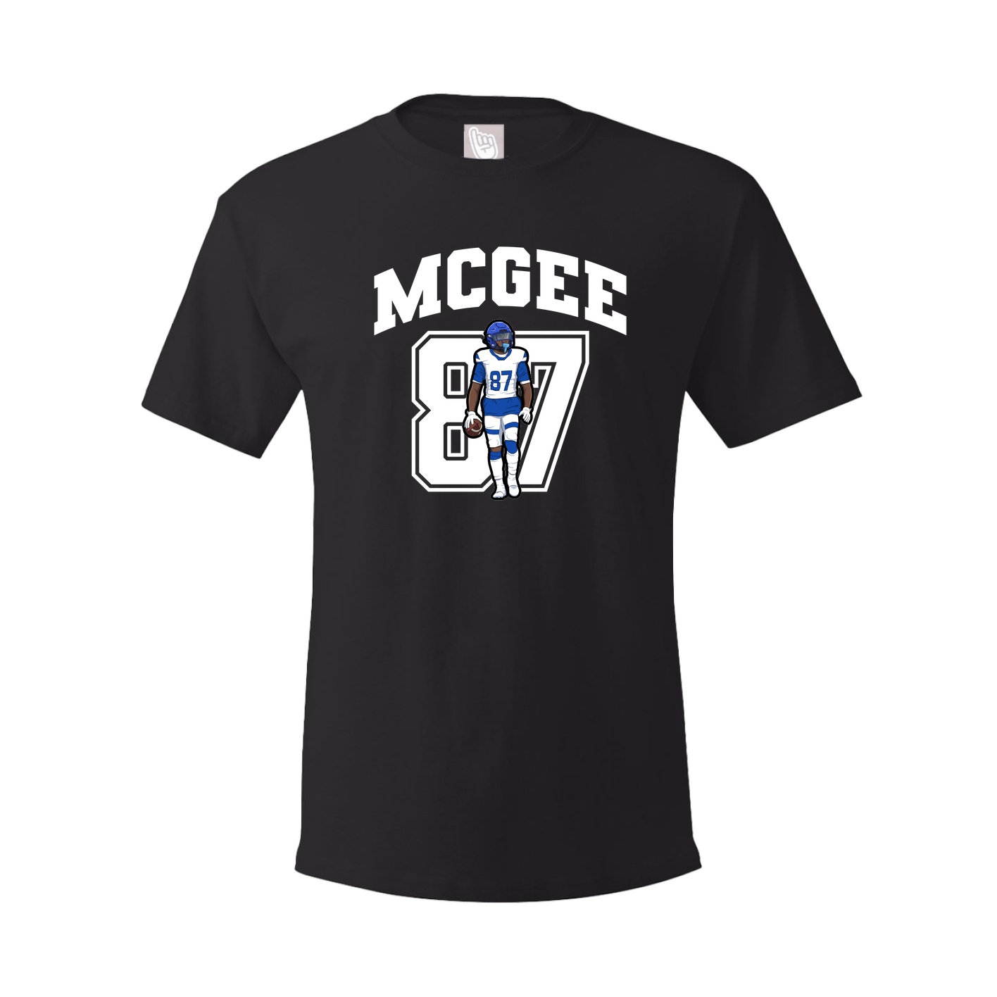 Youth Tee — Number in Black