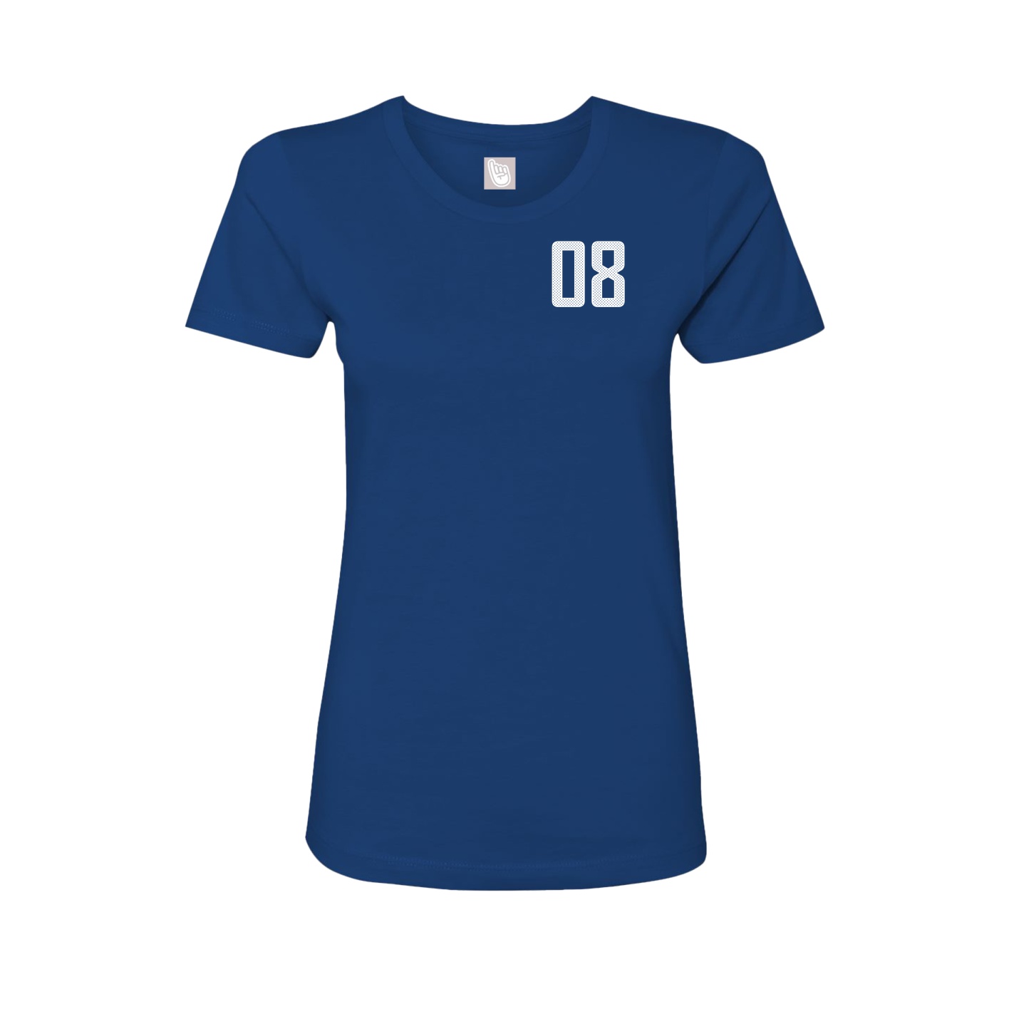 Fitted Women's Tee — Front Shirsy in Royal