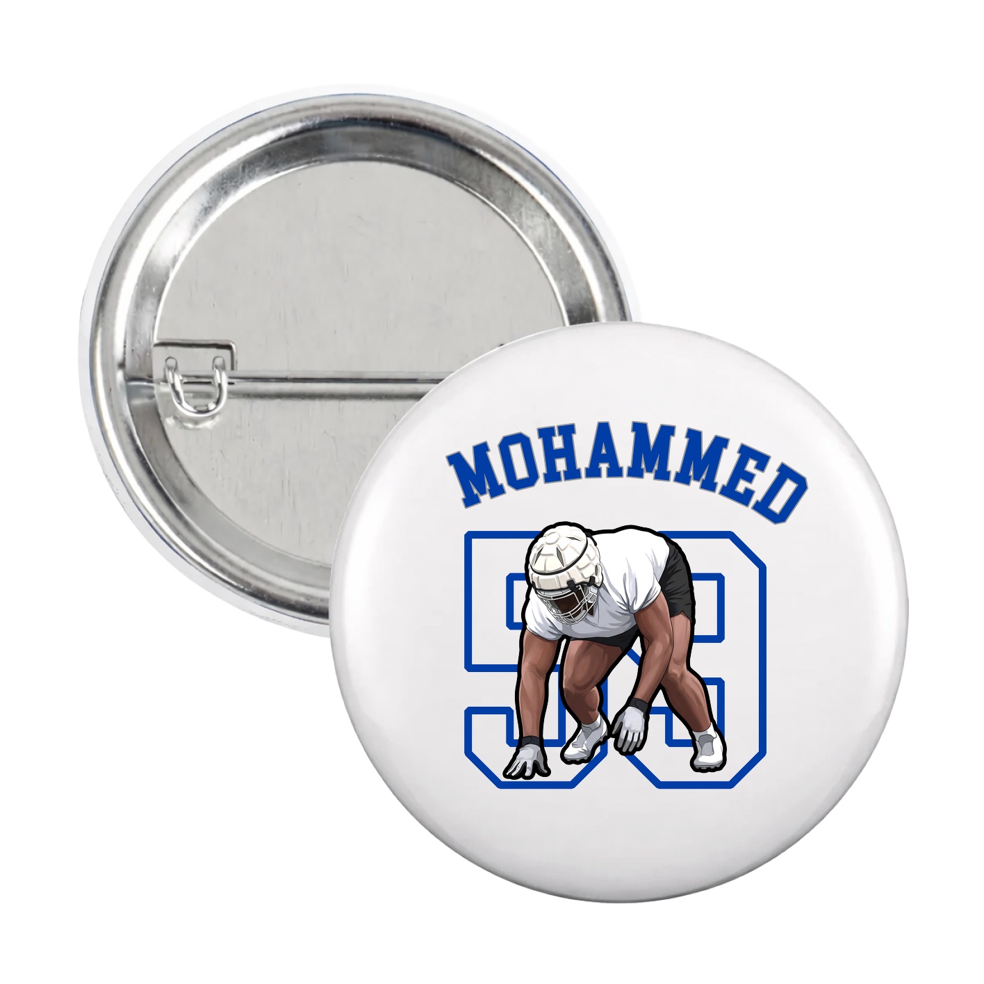 Game Day Button — Shirsey Arch in White