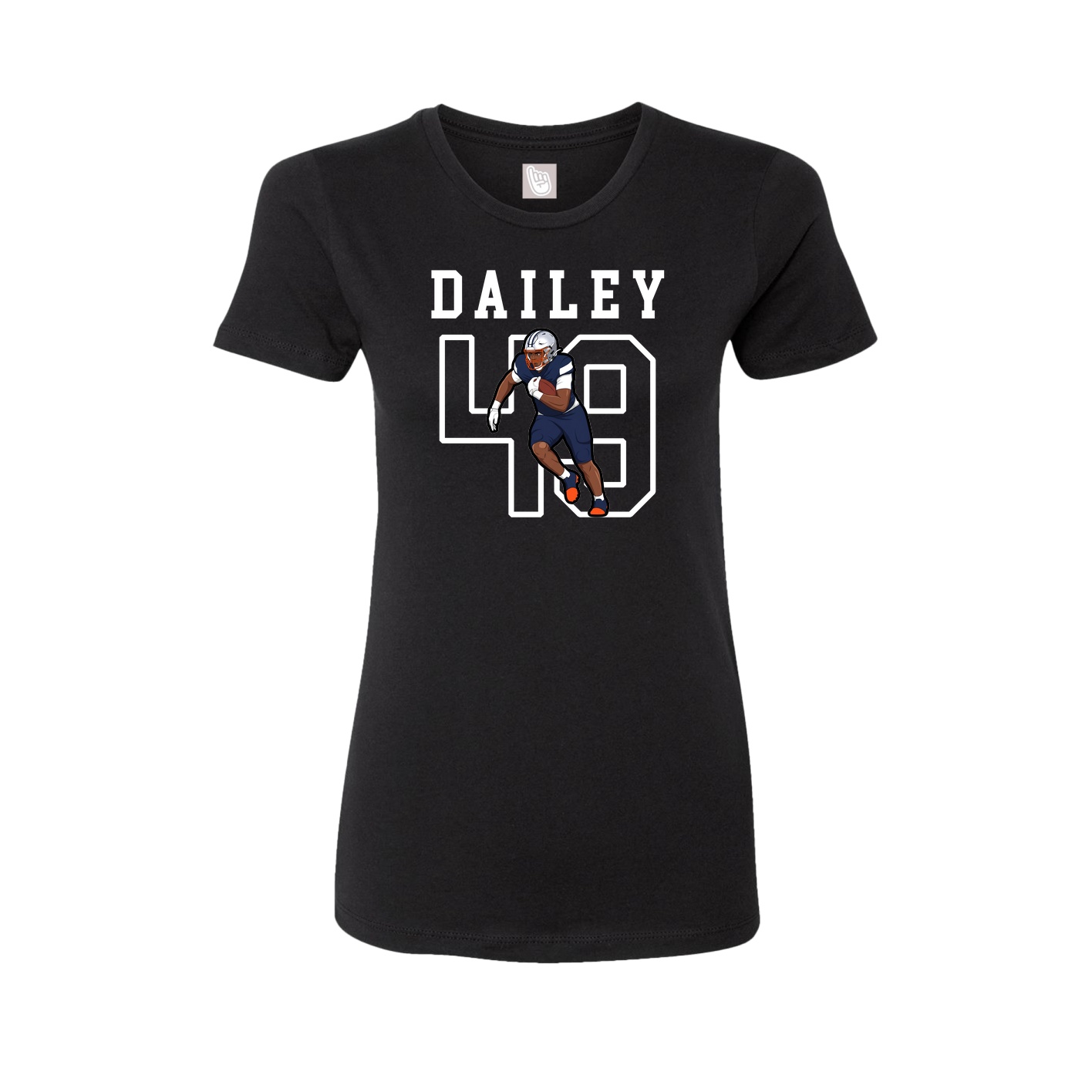 Fitted Women's Tee — Shirsey in Black