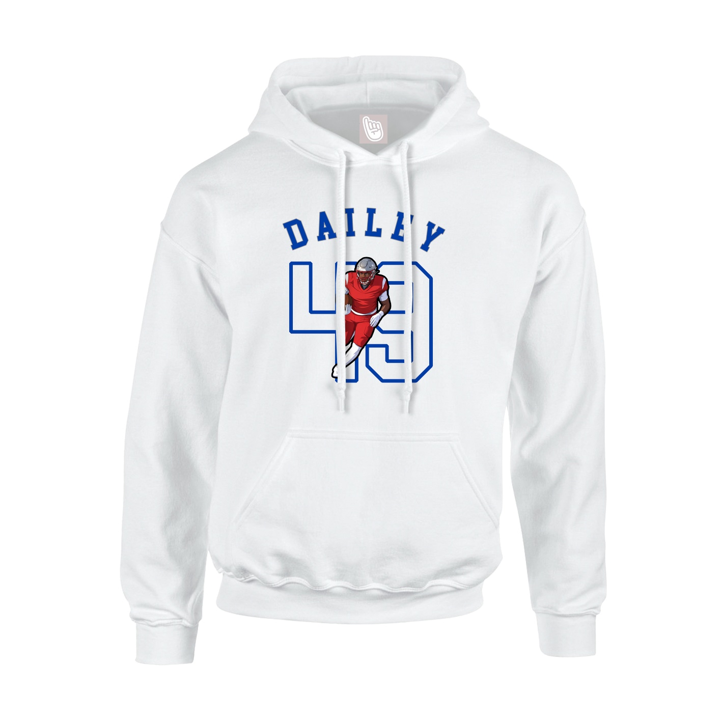 Hoodie — Shirsey Arch in White