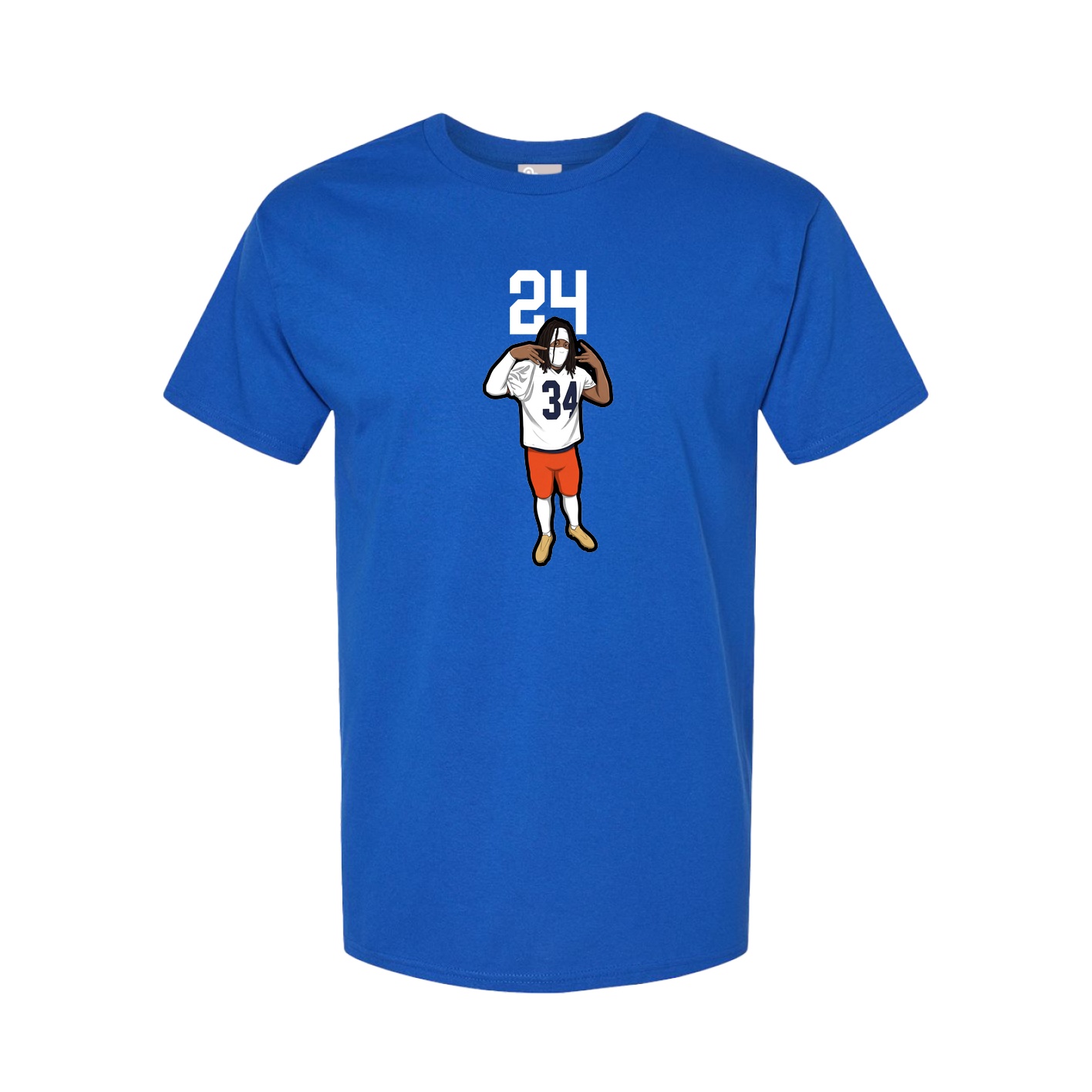 Tee — Number Top in Royal