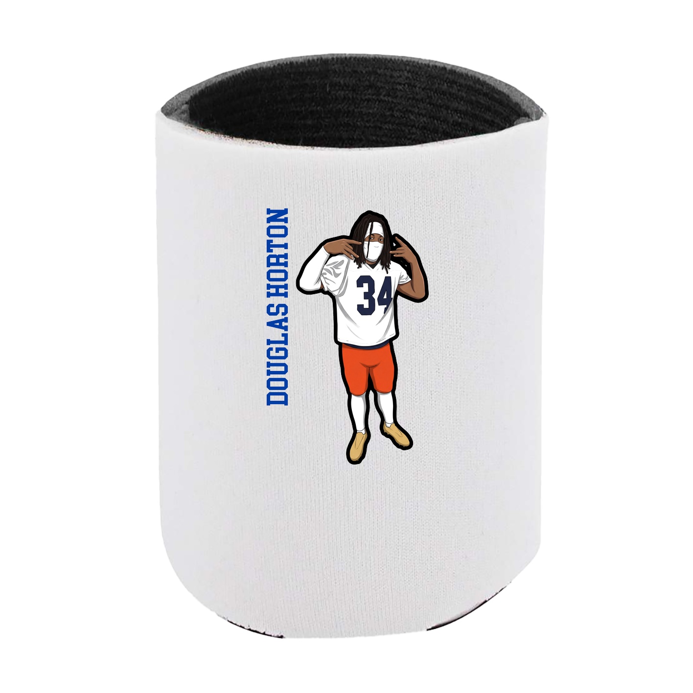 Can Holder — Name Vertical in White