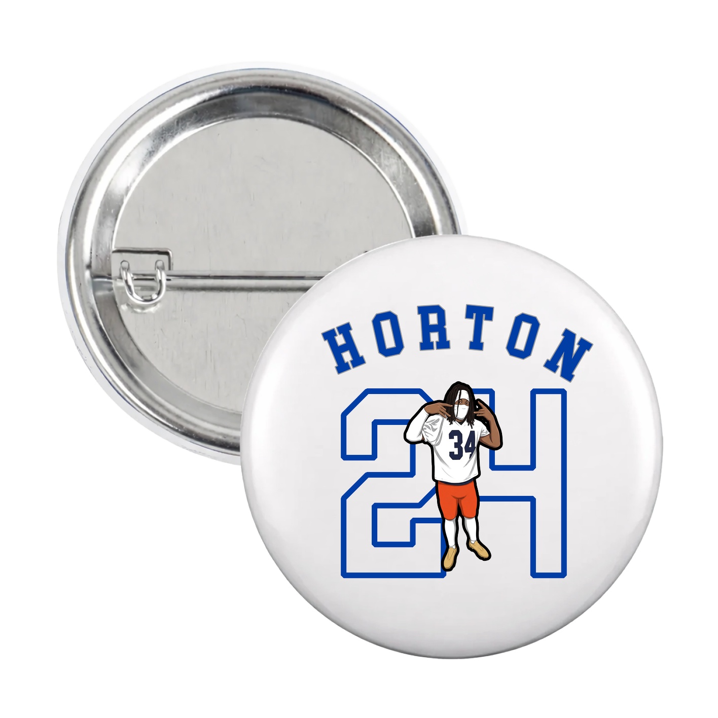 Game Day Button — Shirsey Arch in White