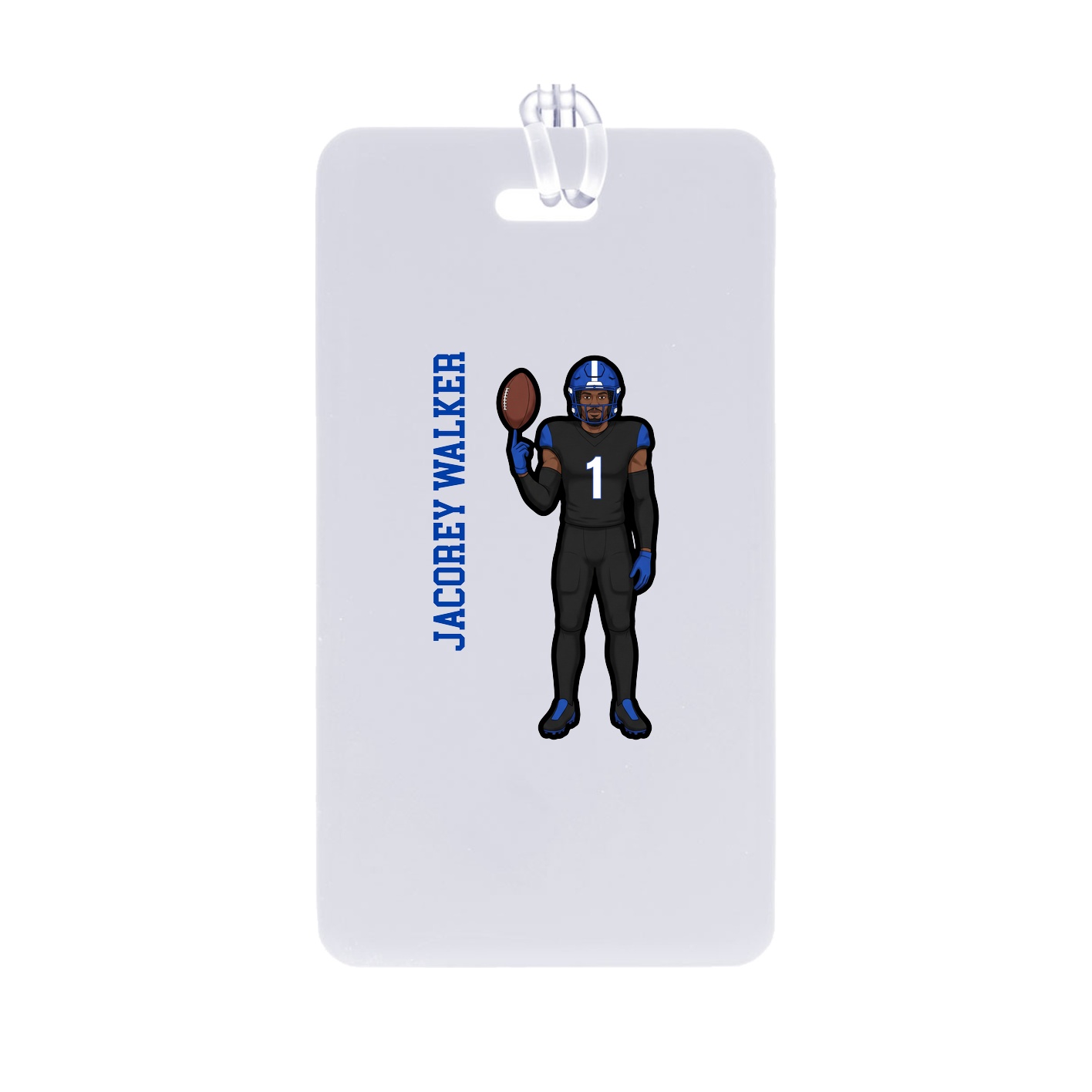 Bag Tag — Name Vertical in Classic