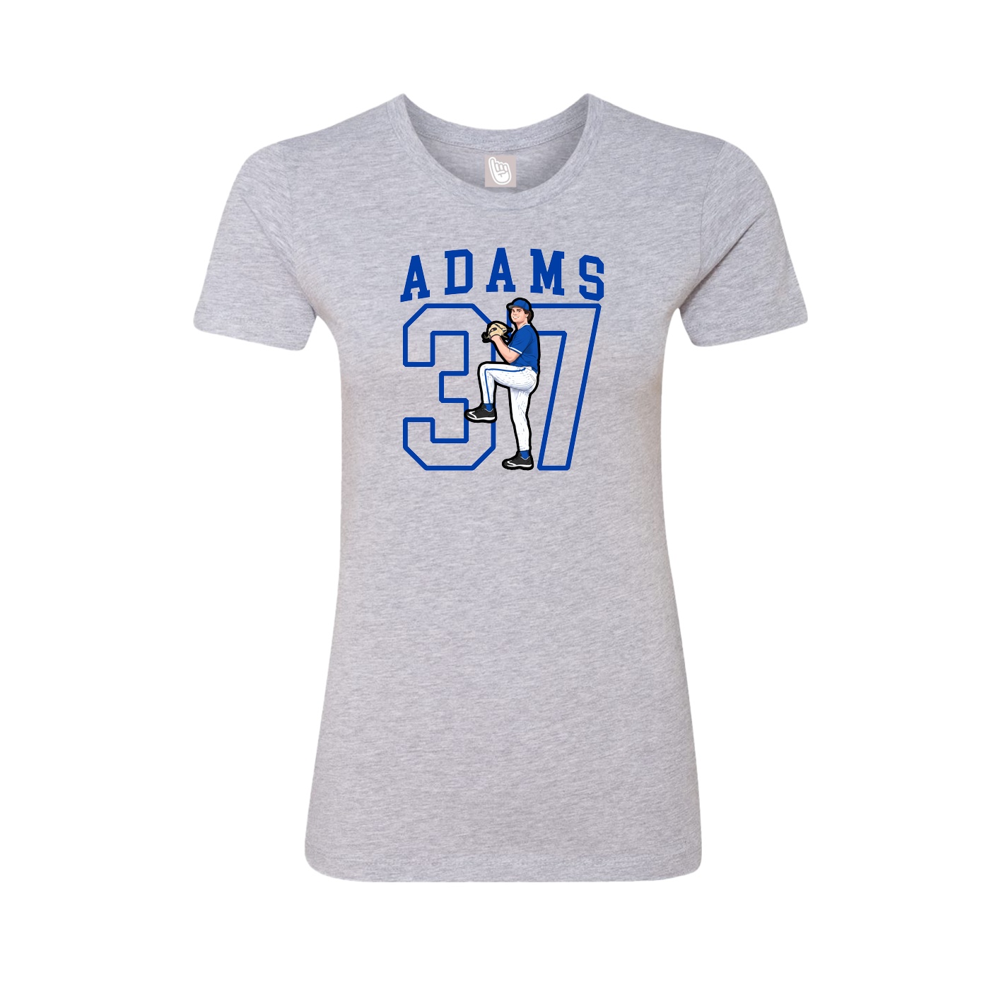 Fitted Women's Tee — Shirsey in Grey