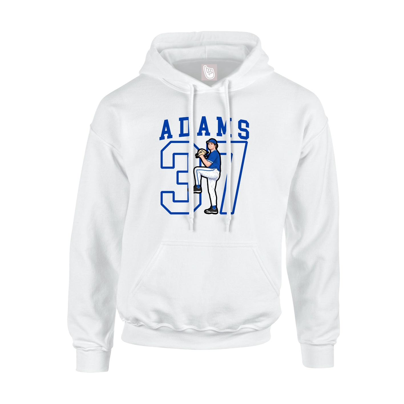 Hoodie — Shirsey in White