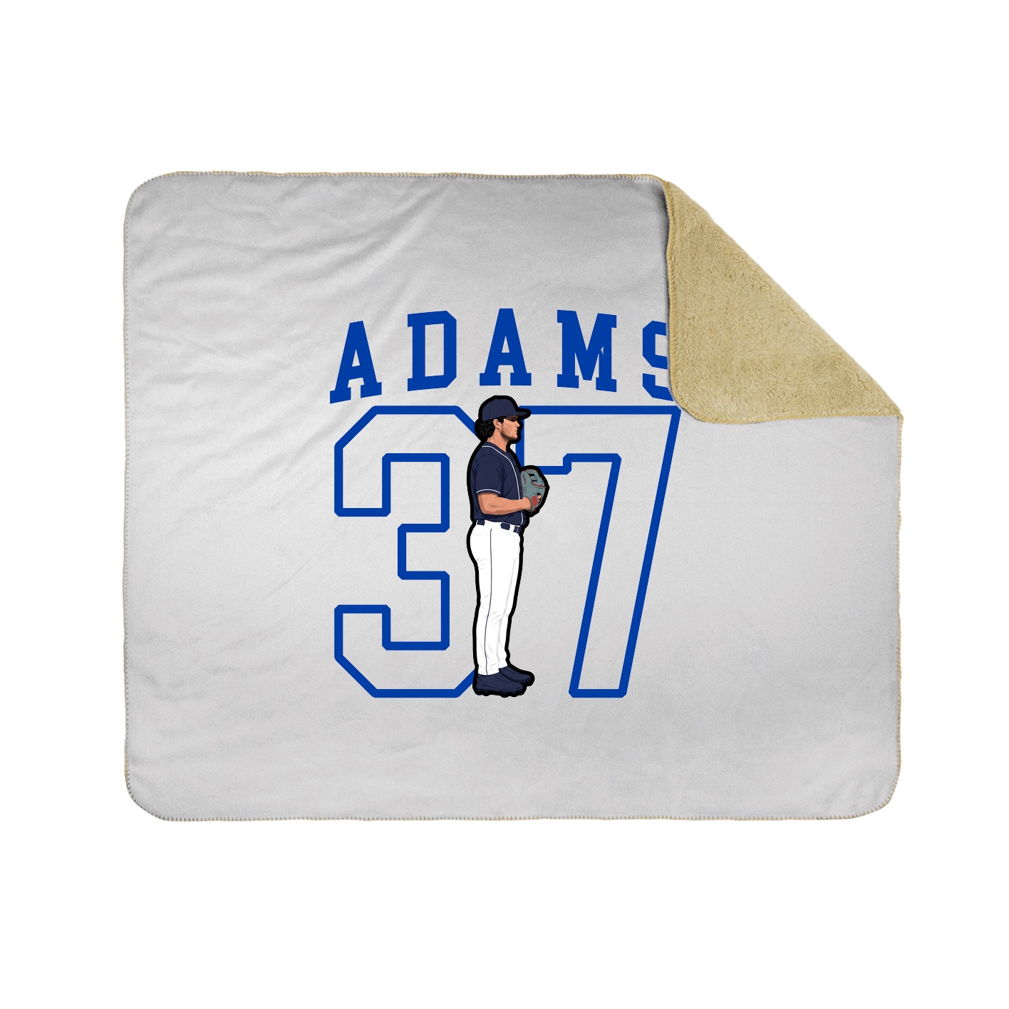 Throw Blanket — Shirsey in White