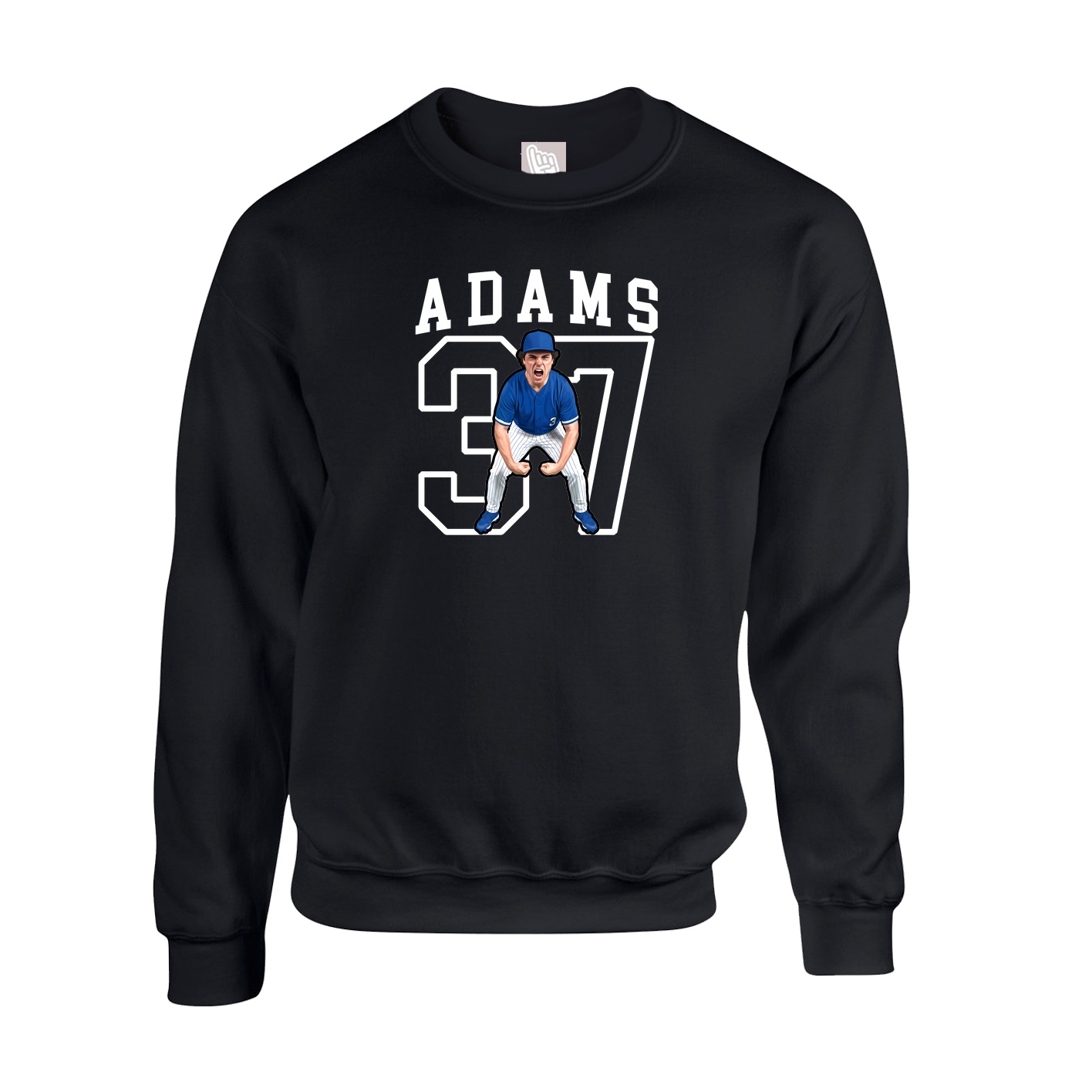 Fleece Crew — Shirsey in Black