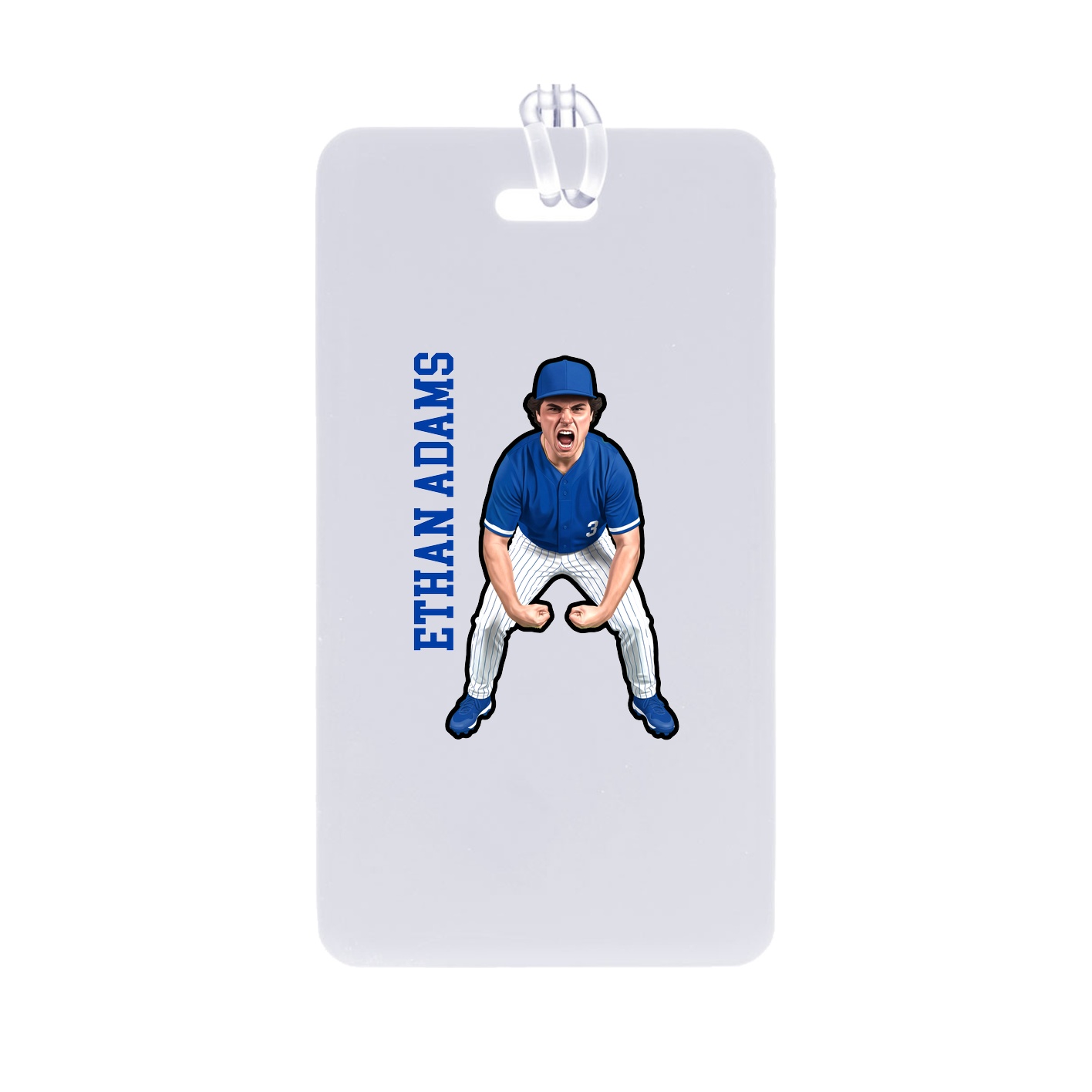 Bag Tag — Name Vertical in Classic