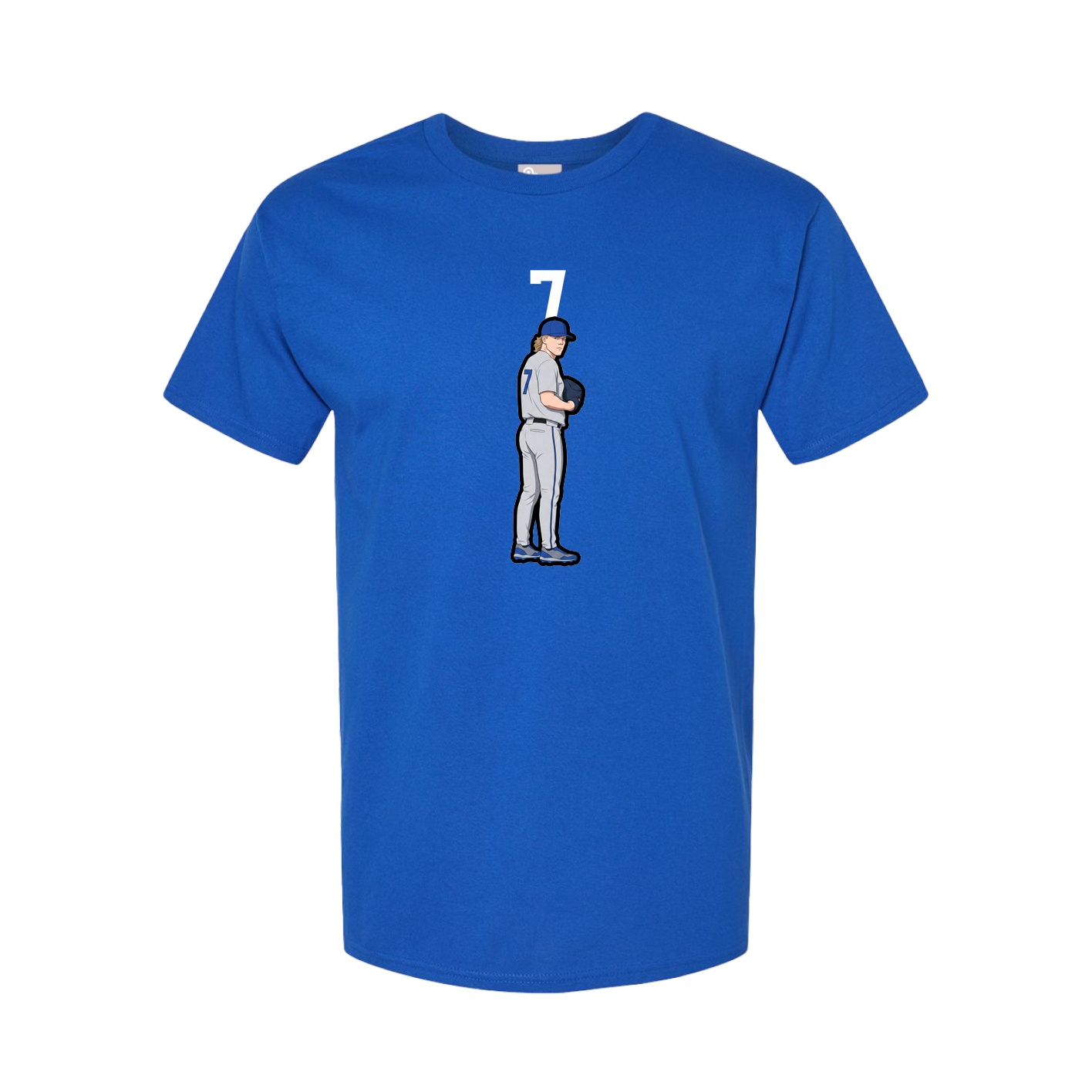 Tee — Number Top in Royal