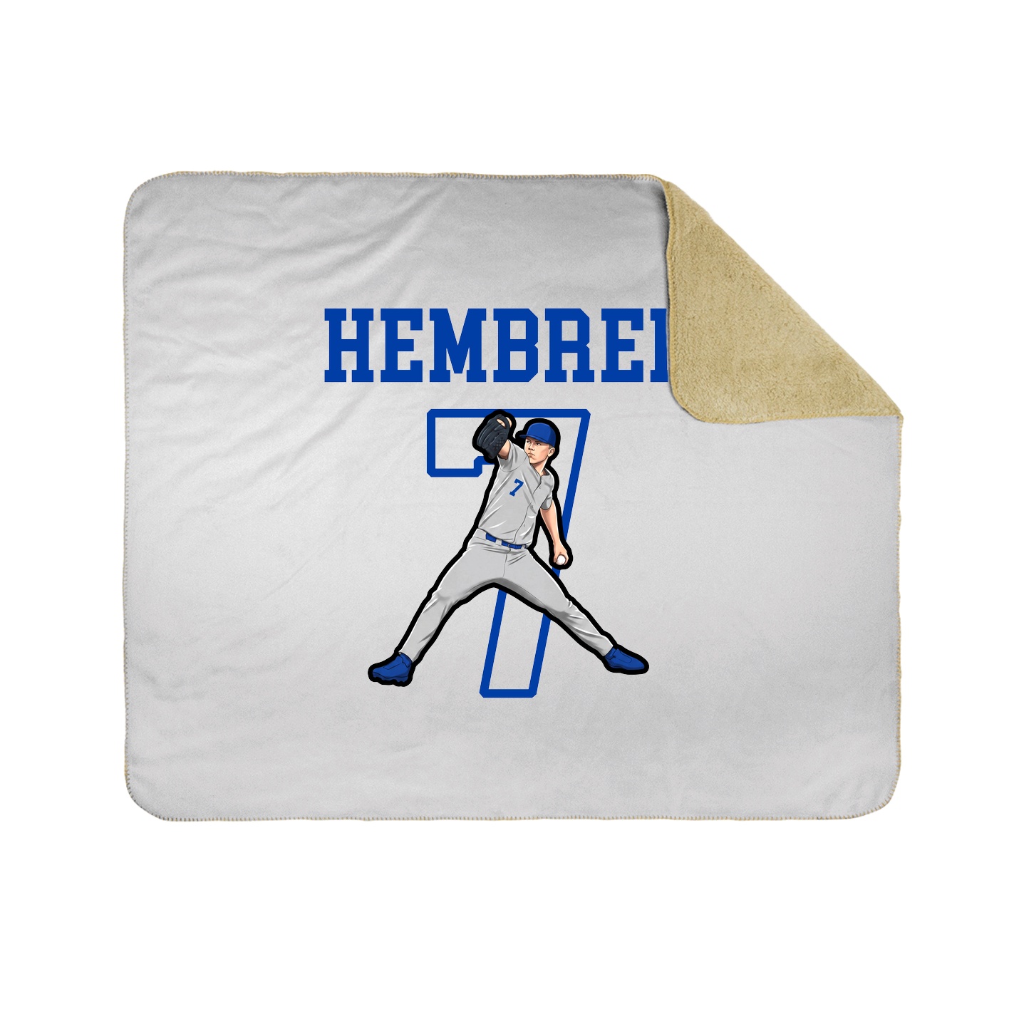 Throw Blanket — Shirsey in White