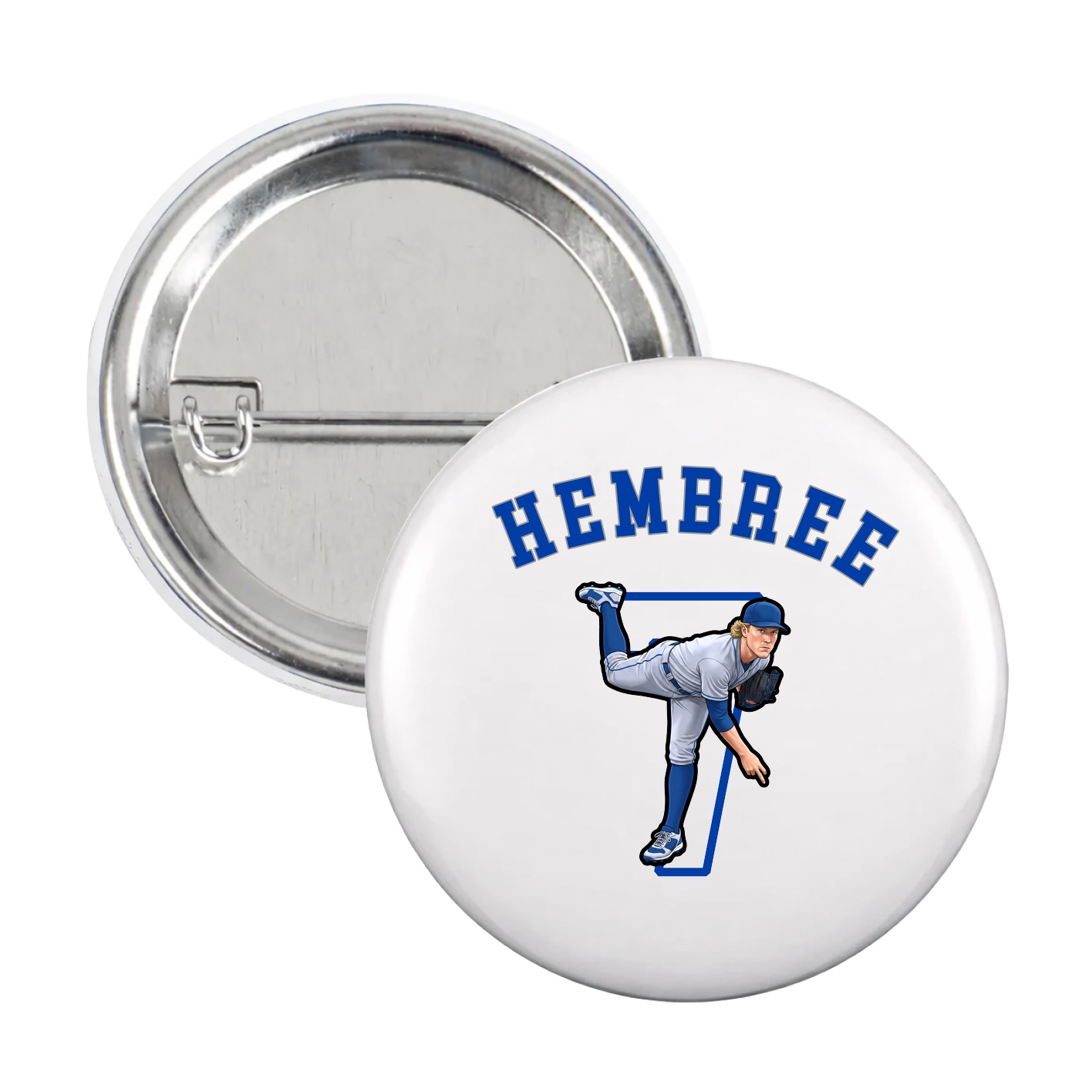 Game Day Button — Shirsey Arch in White